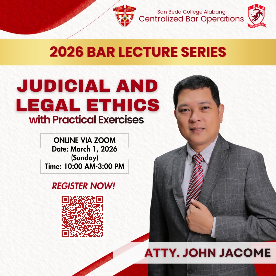 SBCA - 📚 𝐒𝐁𝐂𝐀-𝐂𝐁𝐎 𝟐𝟎𝟐𝟔 𝐁𝐀𝐑 𝐋𝐄𝐂𝐓𝐔𝐑𝐄 𝐒𝐄𝐑𝐈𝐄𝐒: 𝐉𝐔𝐃𝐈𝐂𝐈𝐀𝐋 𝐀𝐍𝐃 𝐋𝐄𝐆𝐀𝐋 𝐄𝐓𝐇𝐈𝐂𝐒 ...
