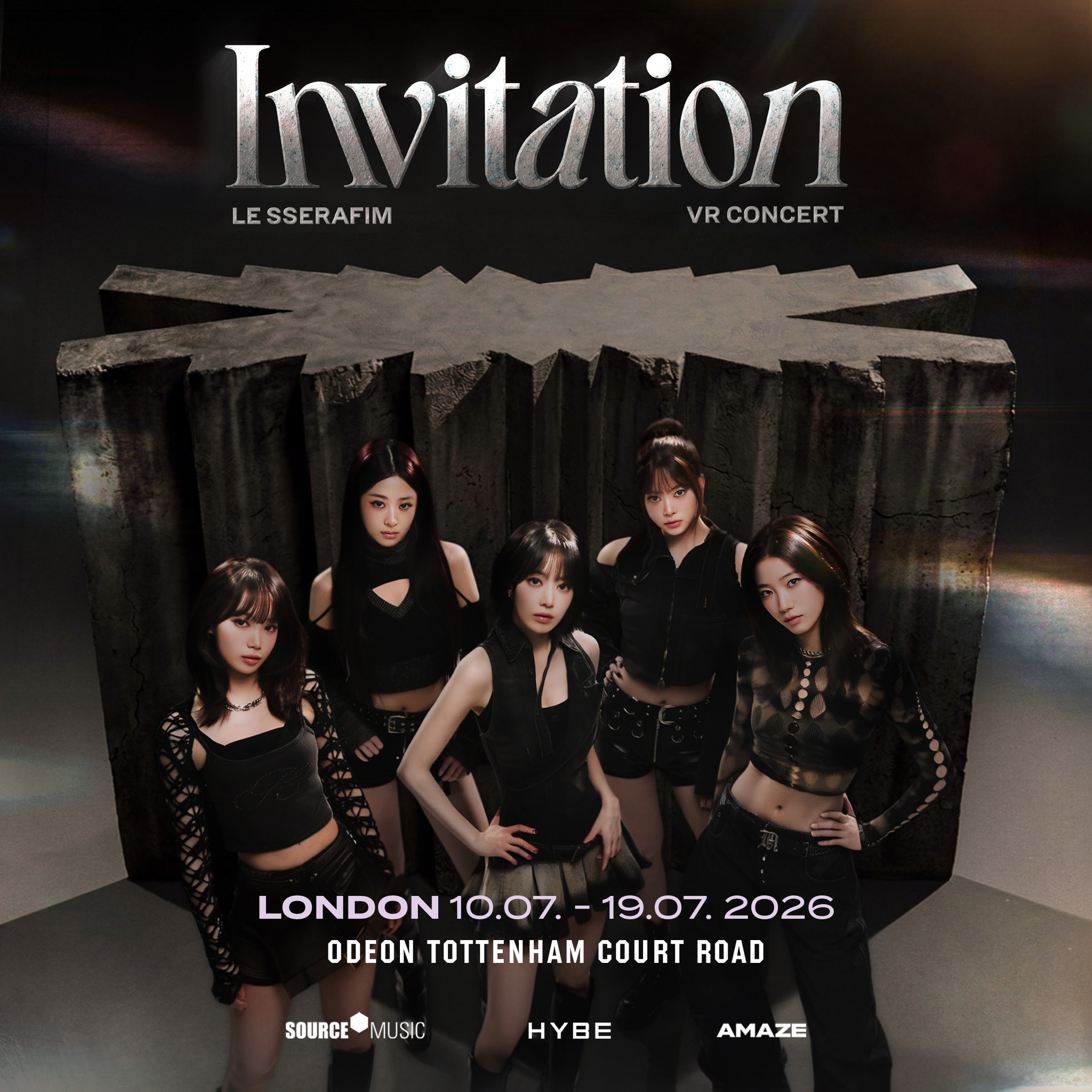 🎟️ Tickets for LE SSERAFIM VR CONCERT: INVITATION are ON SALE