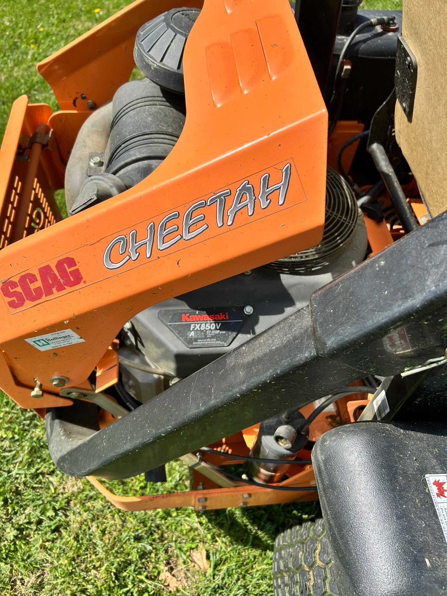 What's the value of a 2018 Scag Cheetah 2 with Kawasaki FX850V?
