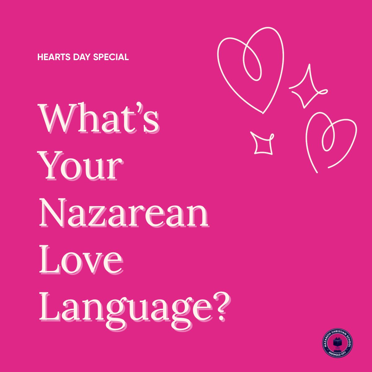 Love isn’t just... - Nazareth Christian School of Antipolo | Facebook