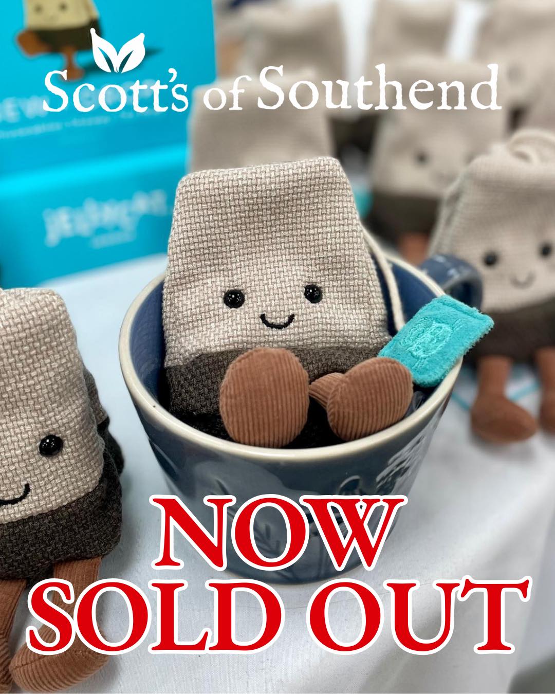 The limited edition Steepy Jellycat Tea Bag has now sold out. We