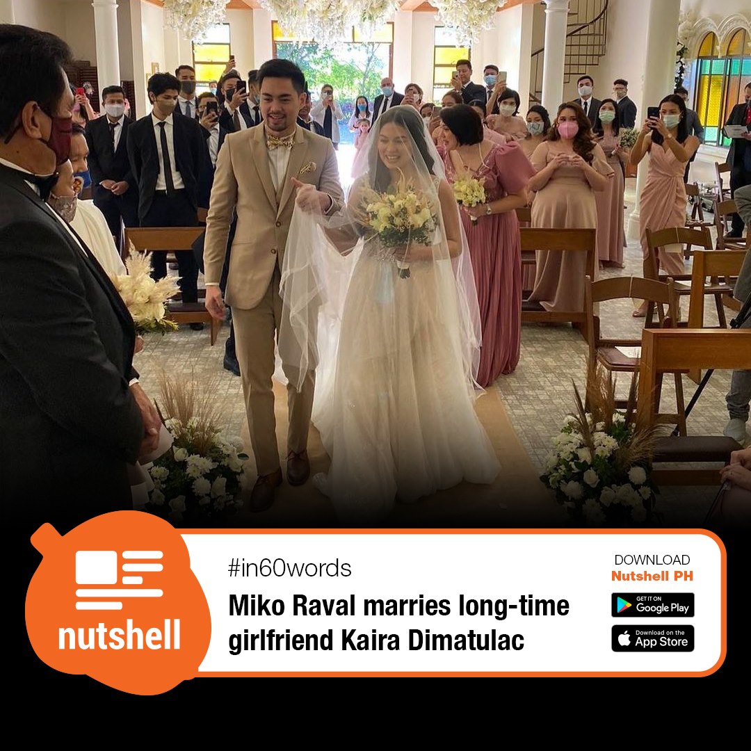 Nutshell - #in60words Miko Raval marries long-time... | Facebook