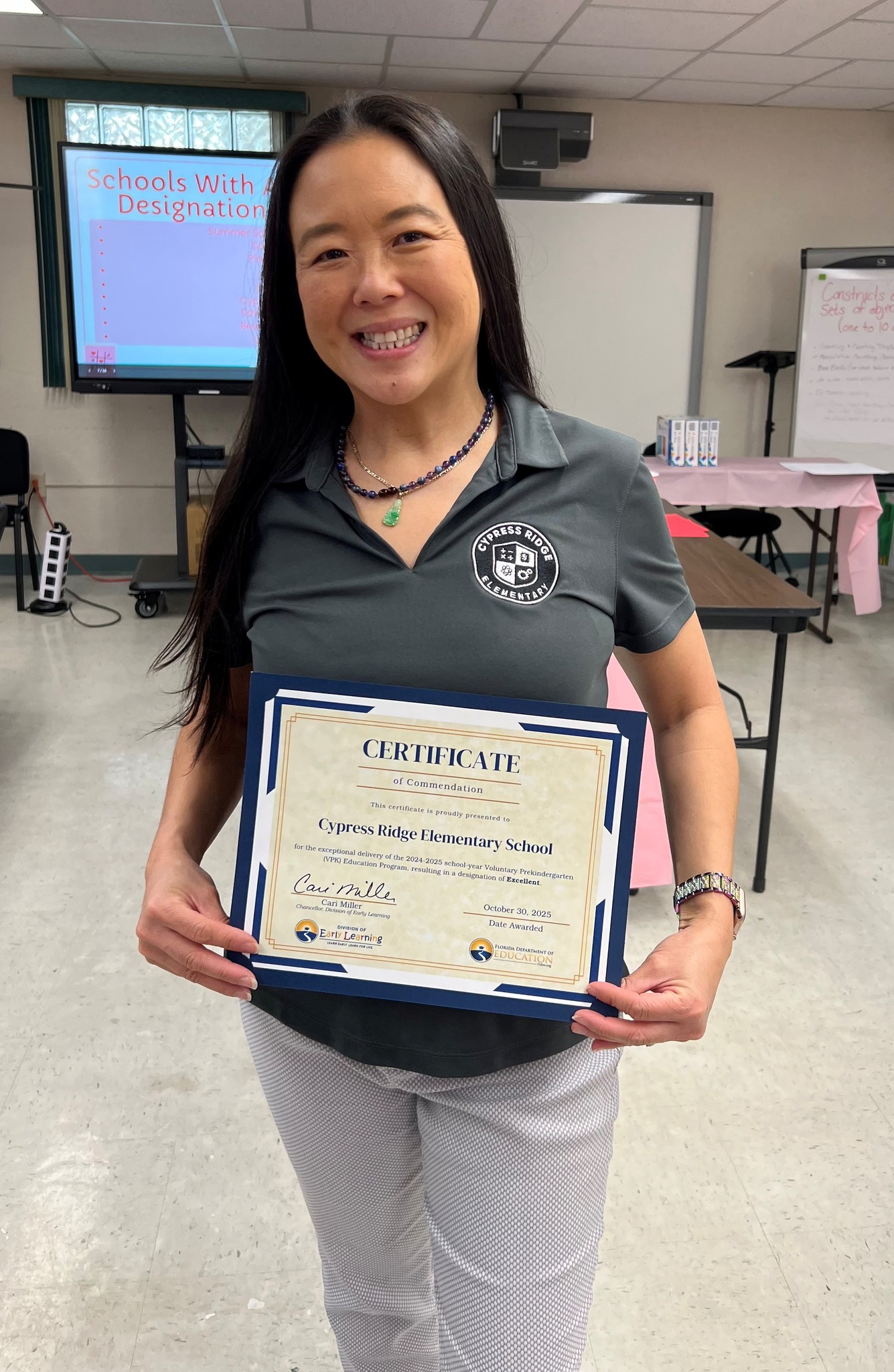 Congratulations to Ms. Lin on... - Cypress Ridge Elementary | Facebook