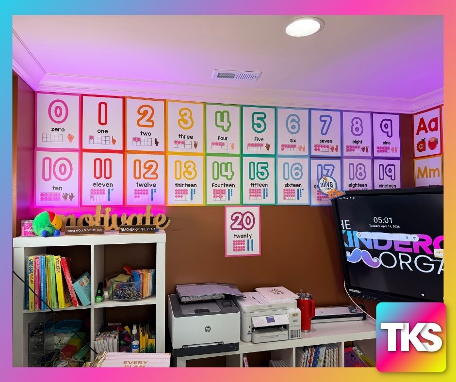 Who says classroom alphabet and number lines have to be boring
