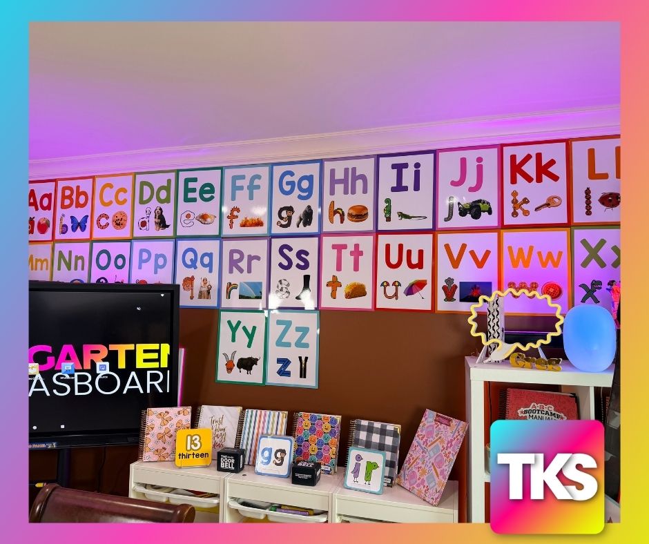 Who says classroom alphabet and number lines have to be boring