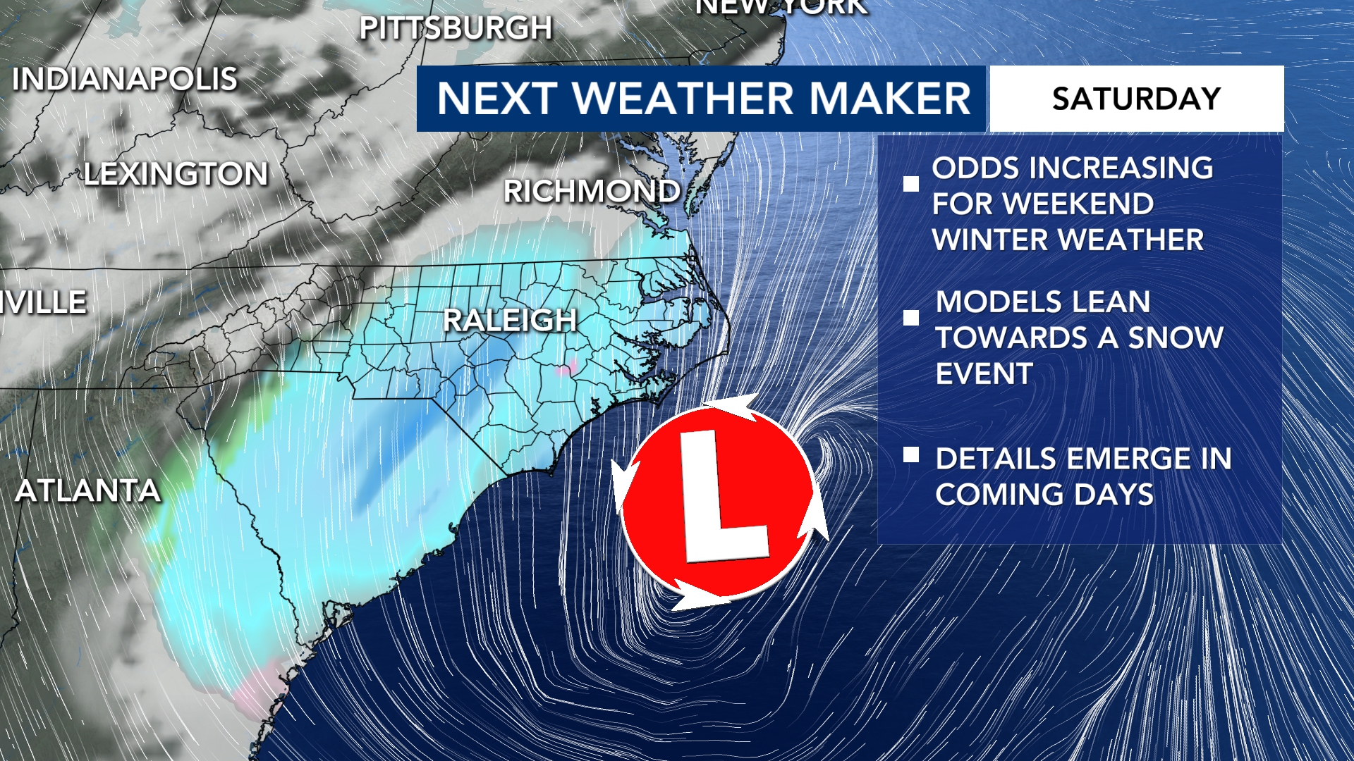 WRAL - ANOTHER WINTER WEATHER WEEKEND? The odds of winter weather are ...