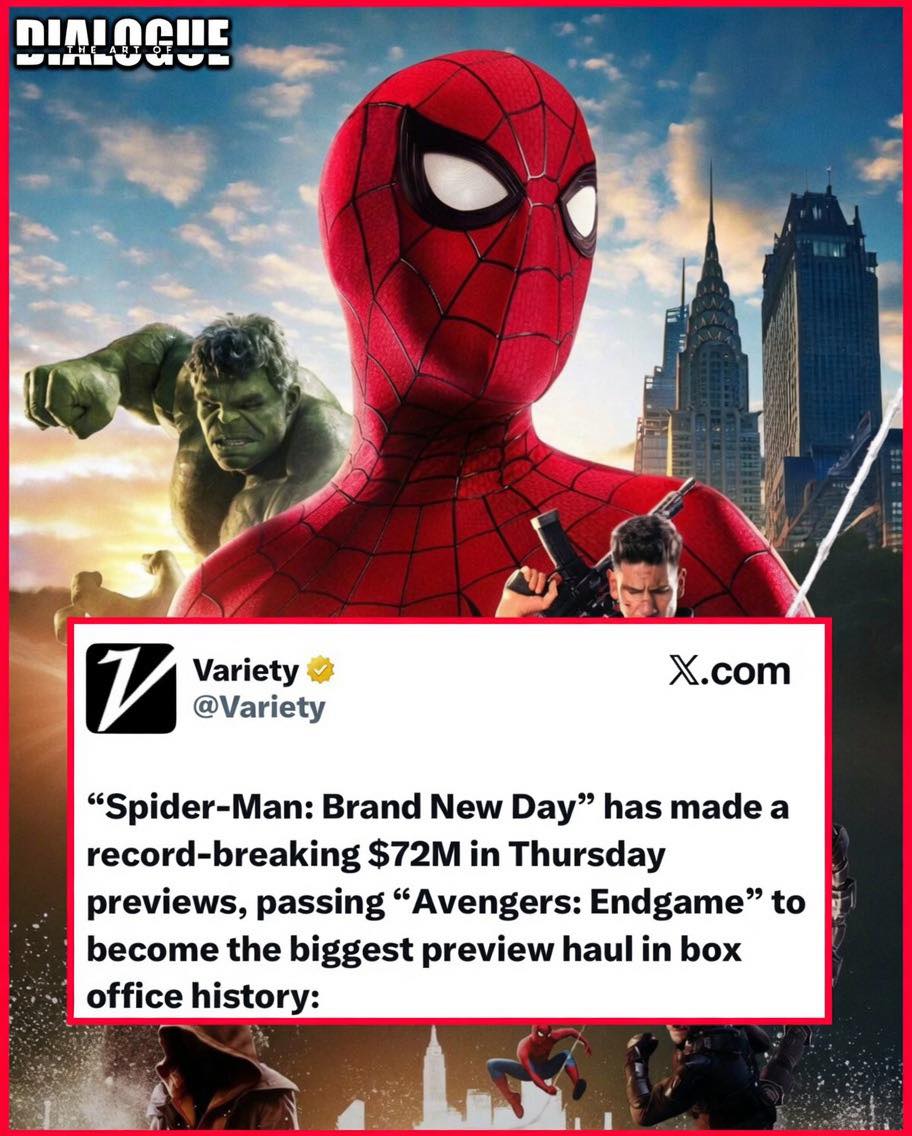 ‘Spider-Man: Brand New Day’ Delivers Record $72M in Previews, Besting ‘Avengers: Endgame’