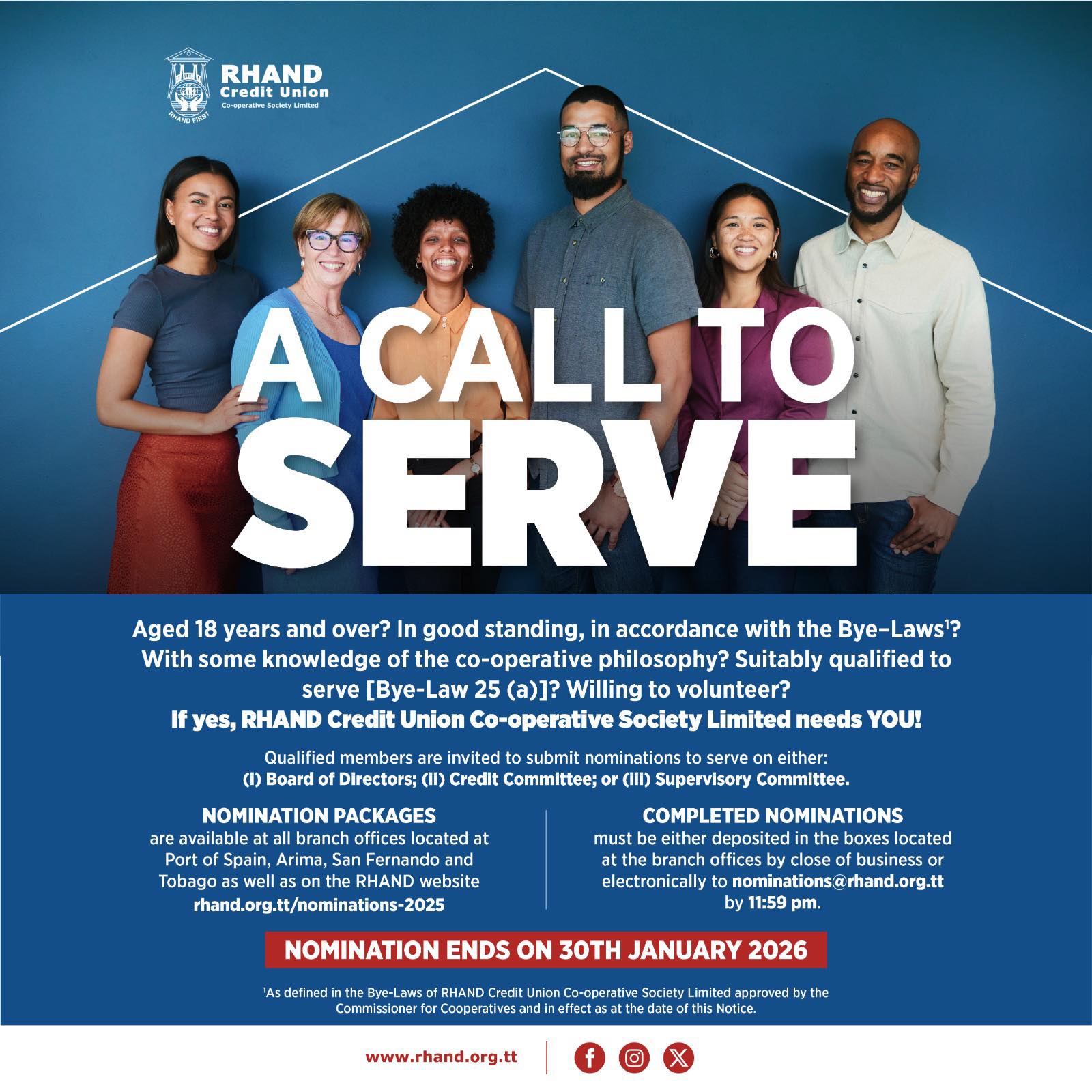 RHAND - A Call to Serve Are you 18 years and over, in good standing ...