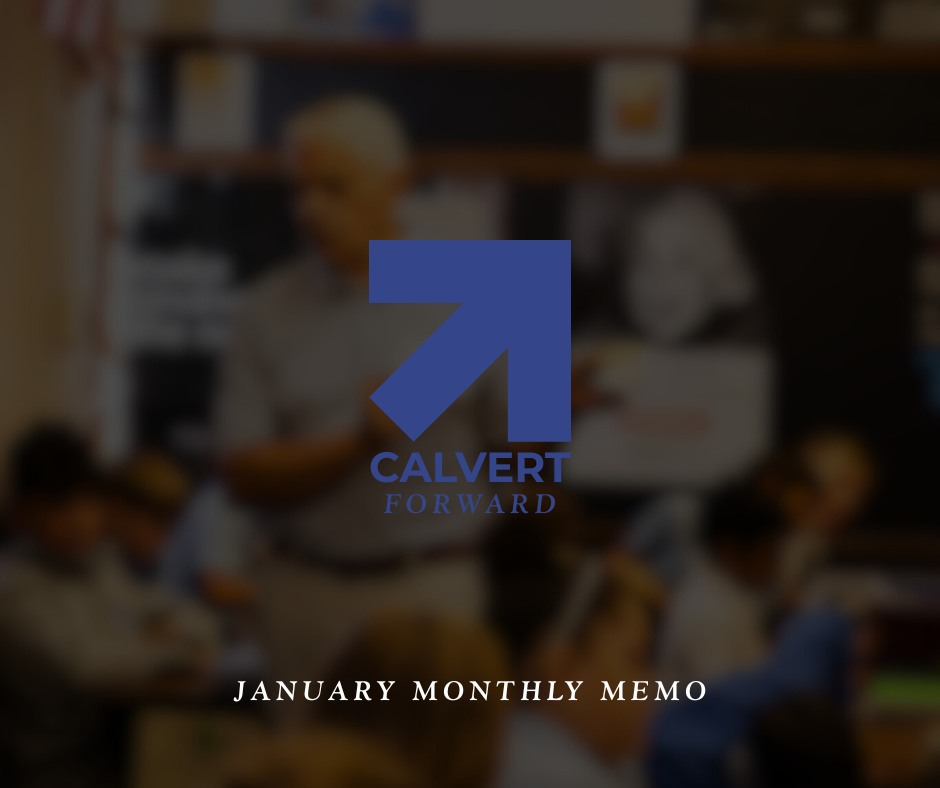 Calvert - A New Year. A New Opportunity at CCS. As we step into 2026 ...