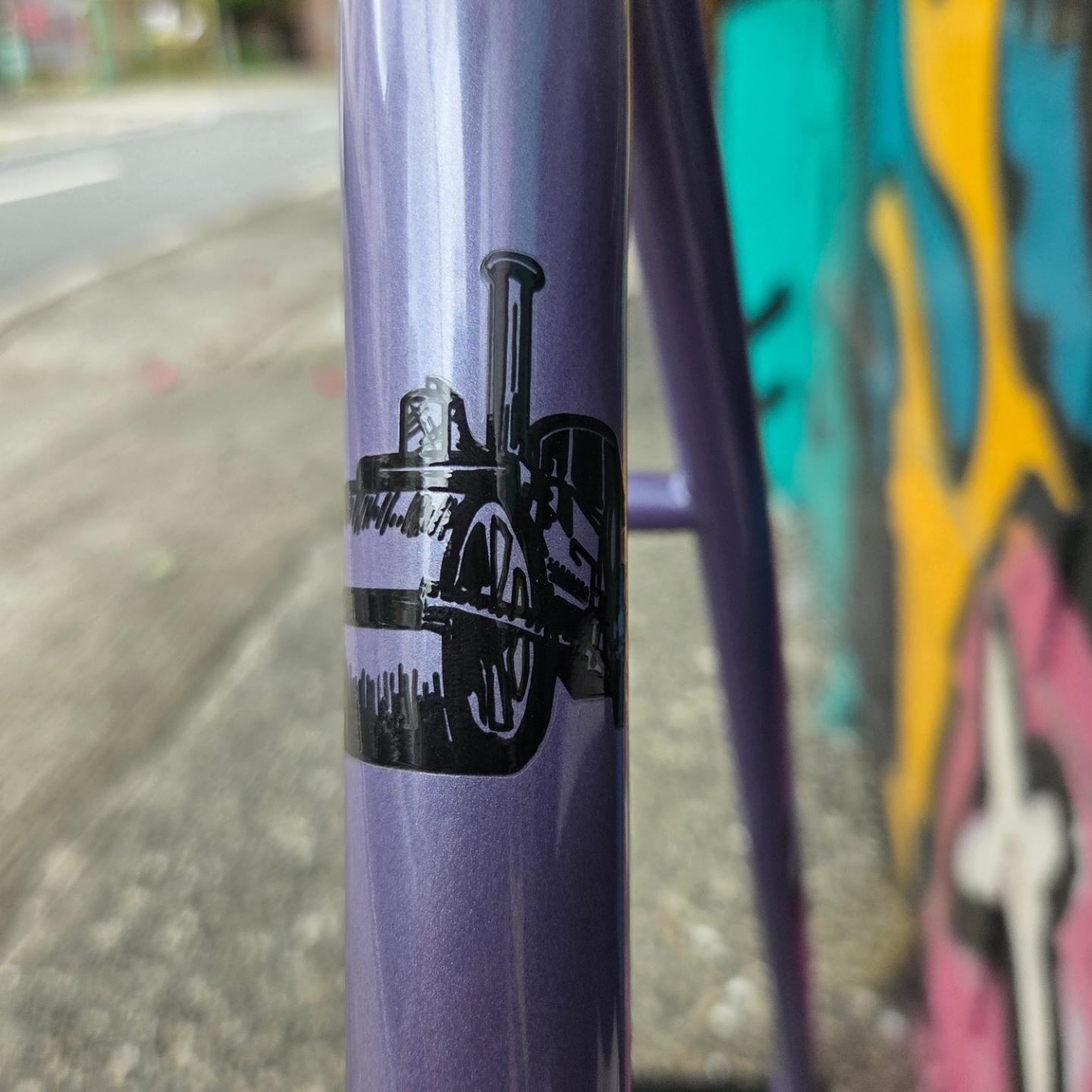 Surly Steamroller frameset for sale in lavender, size 53