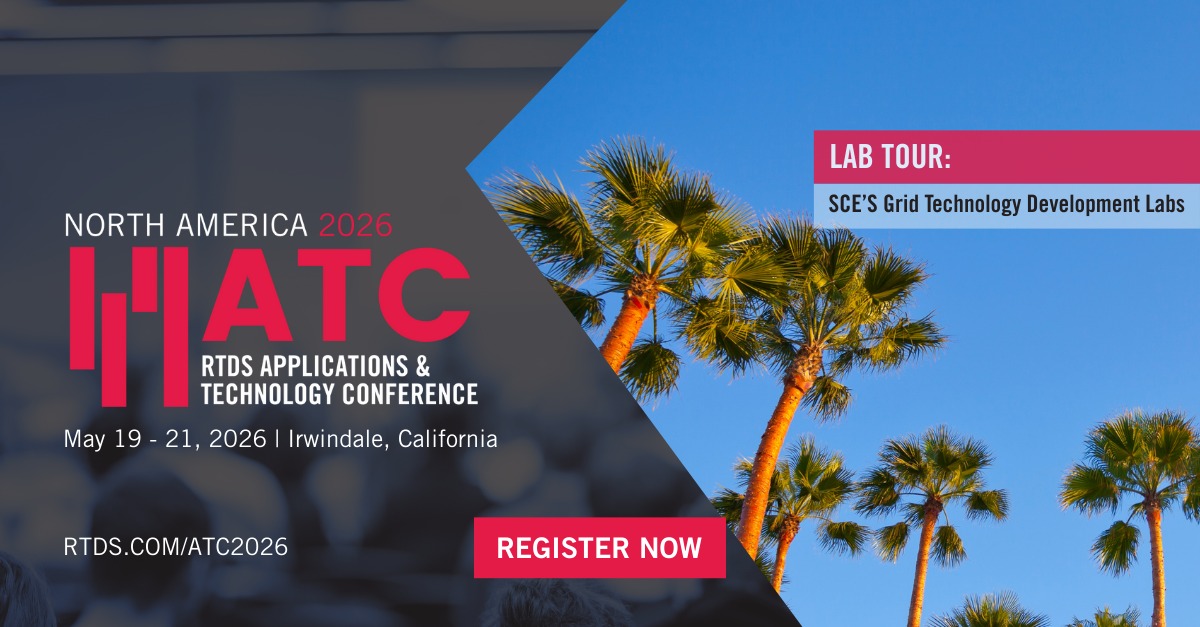 RTDS - REGISTRATION IS NOW OPEN We’re excited to welcome RTDS Simulator ...