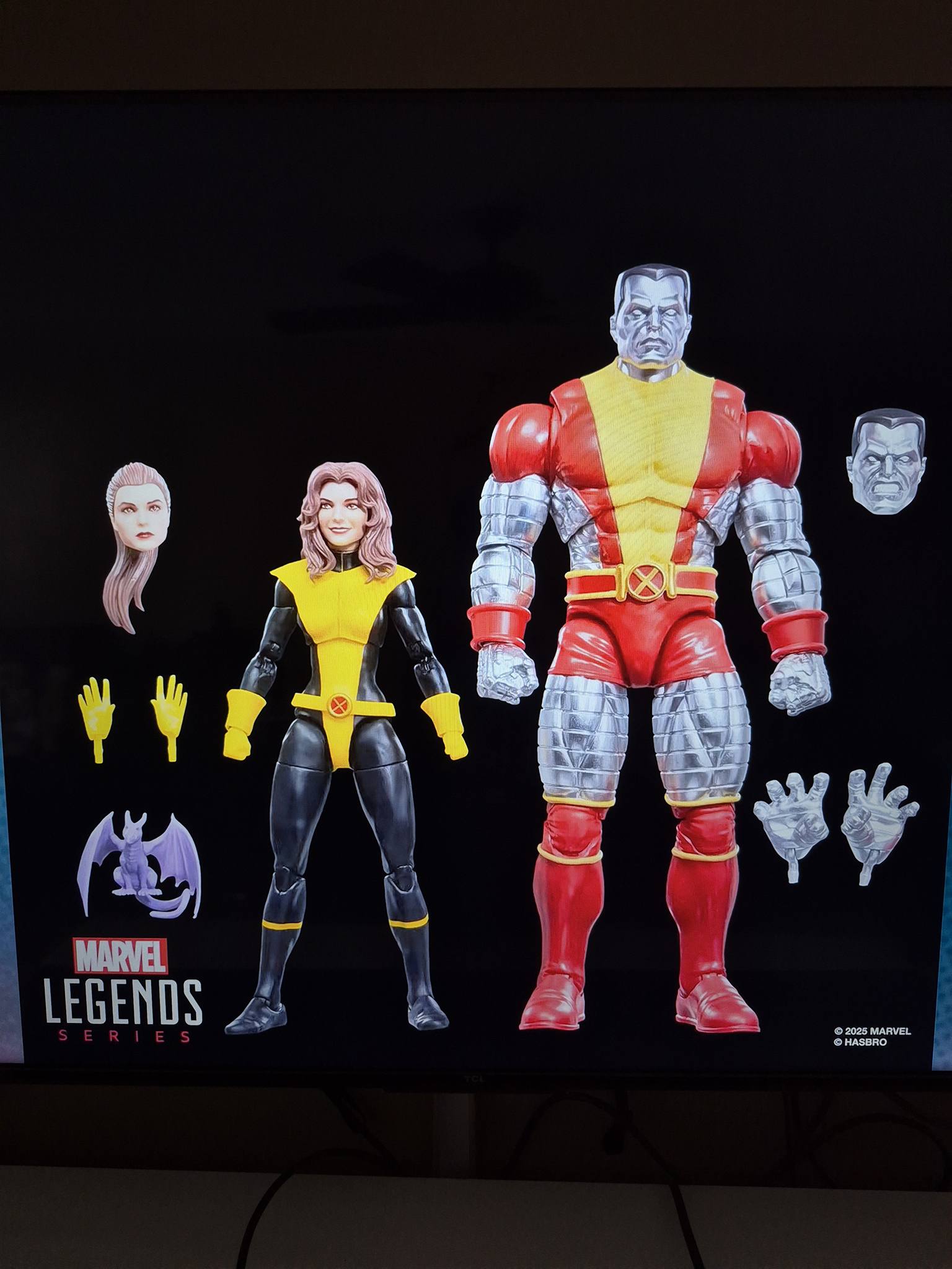 Marvel Legends Colossus and Kitty Pryde action figures