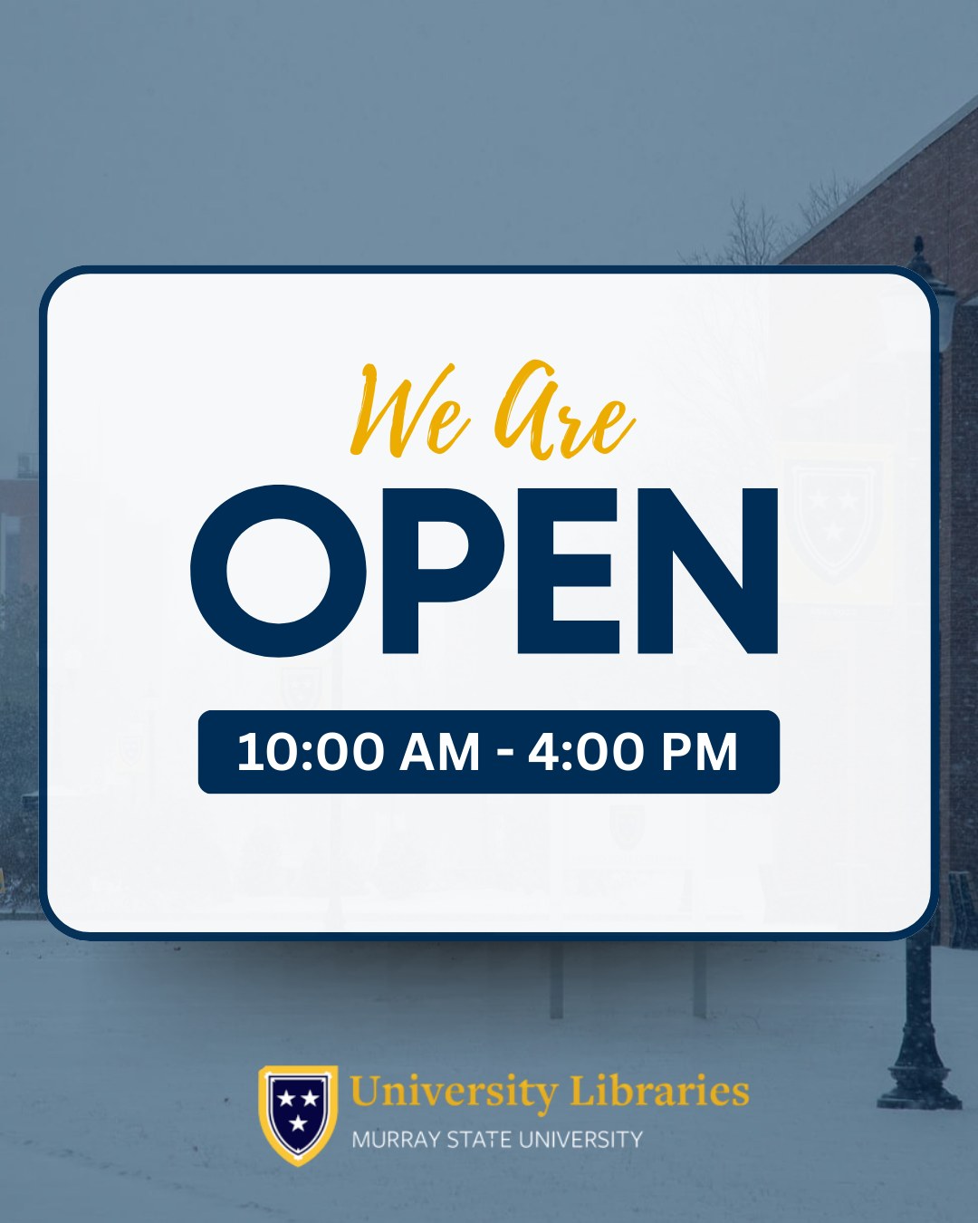 All University... - Murray State University Libraries | Facebook