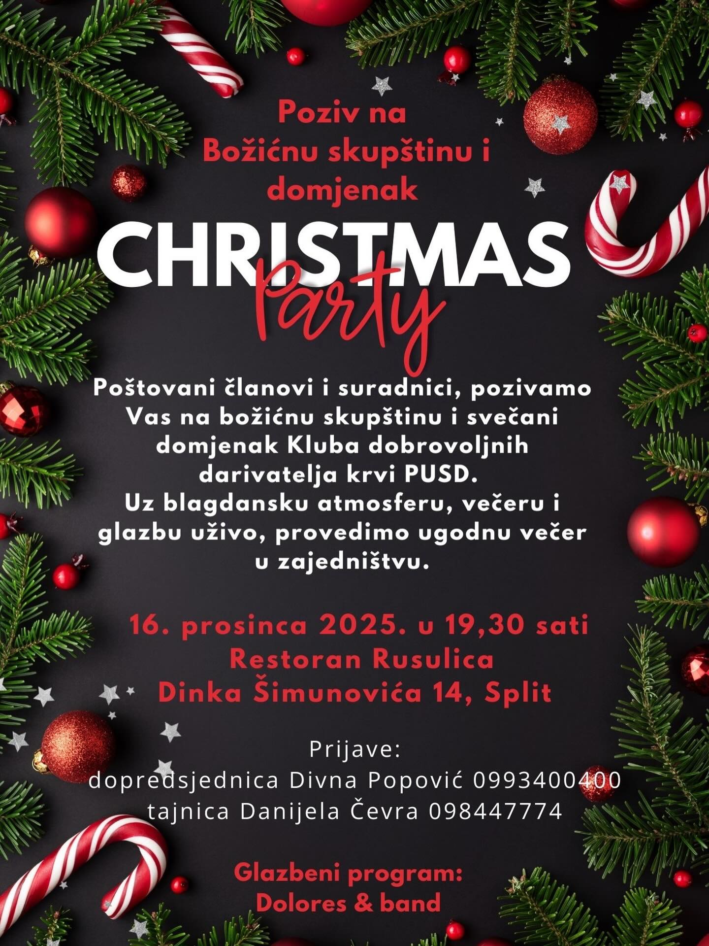 Klub dobrovoljnih darivatelja krvi PU splitsko-dalmatinska | Split