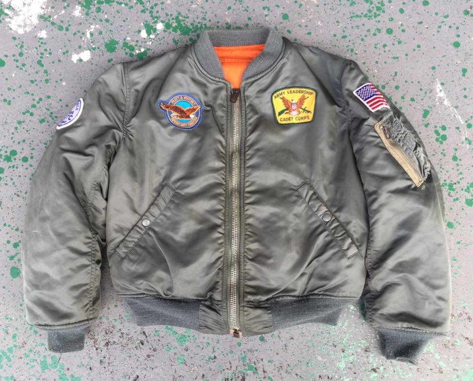 Jacket flying Intermediate MA-1 (USAF) ปี 1969. Size Small