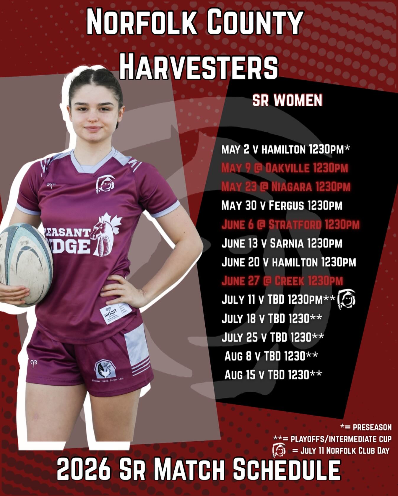 Norfolk - NORFOLK COUNTY SENIOR WOMENS MATCH SCHEDULE After their third ...