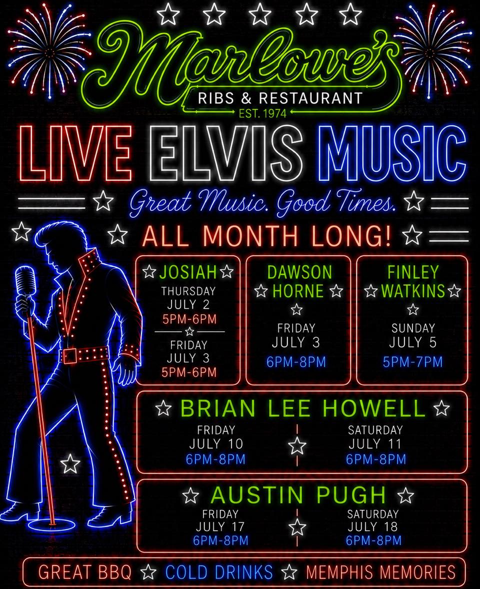 🇺🇸 Celebrate with LIVE Elvis Music!🎙️Bring your family, bring