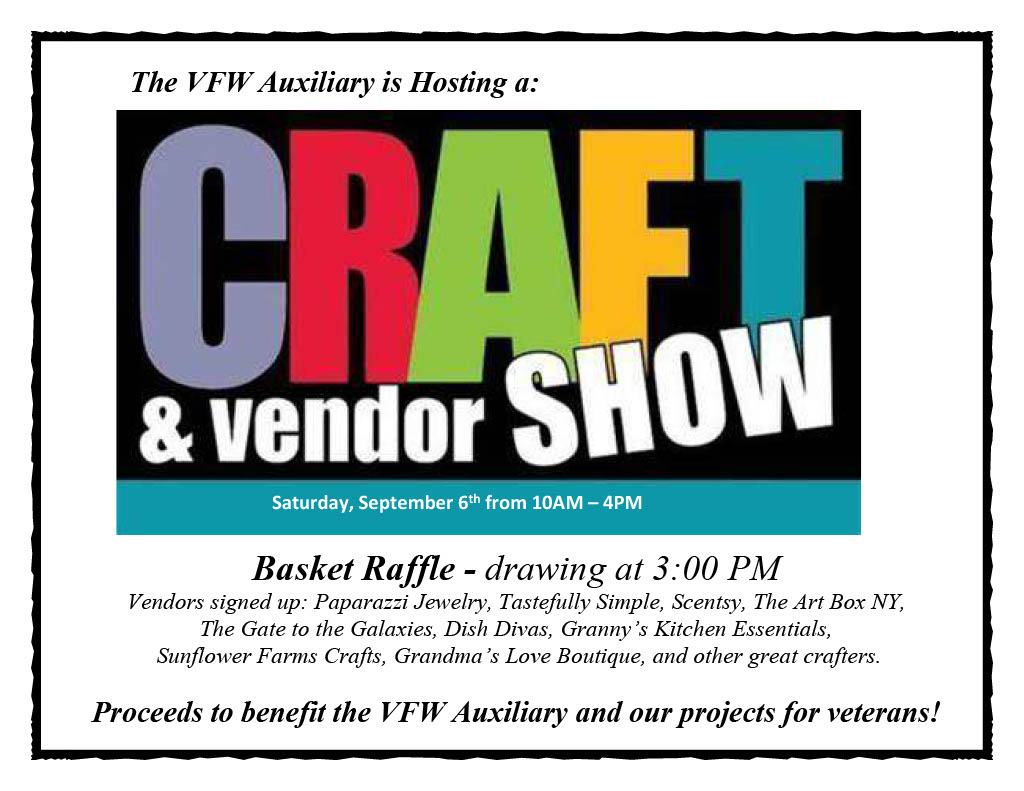 Craft/Vendor Show & Basket Raffle