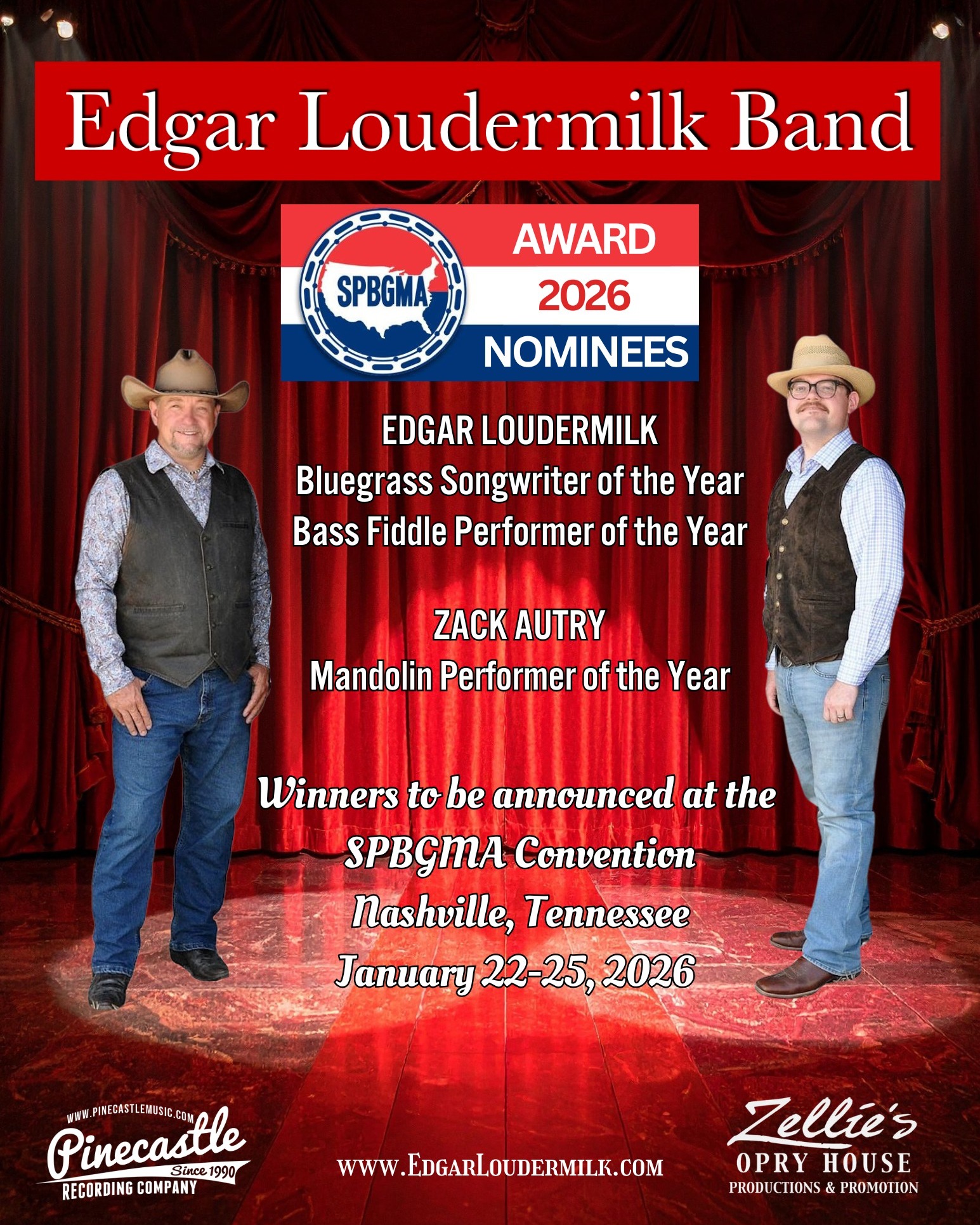A tip of the hat to 2026 SPBGMA... - Edgar Loudermilk Band | Facebook