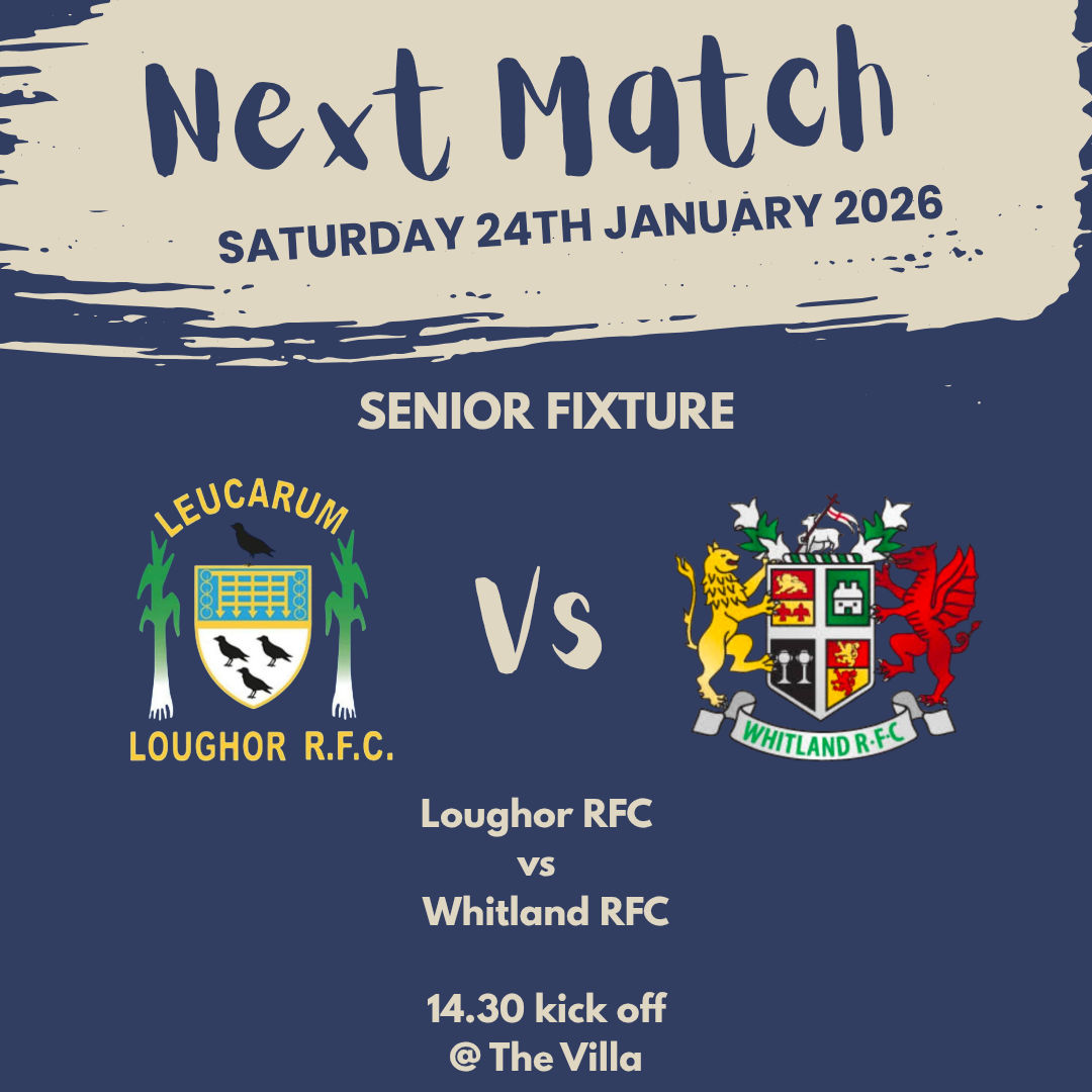 Loughor - The Blues back at the Villa tomorrow vs Whitland RFC. 87% ...