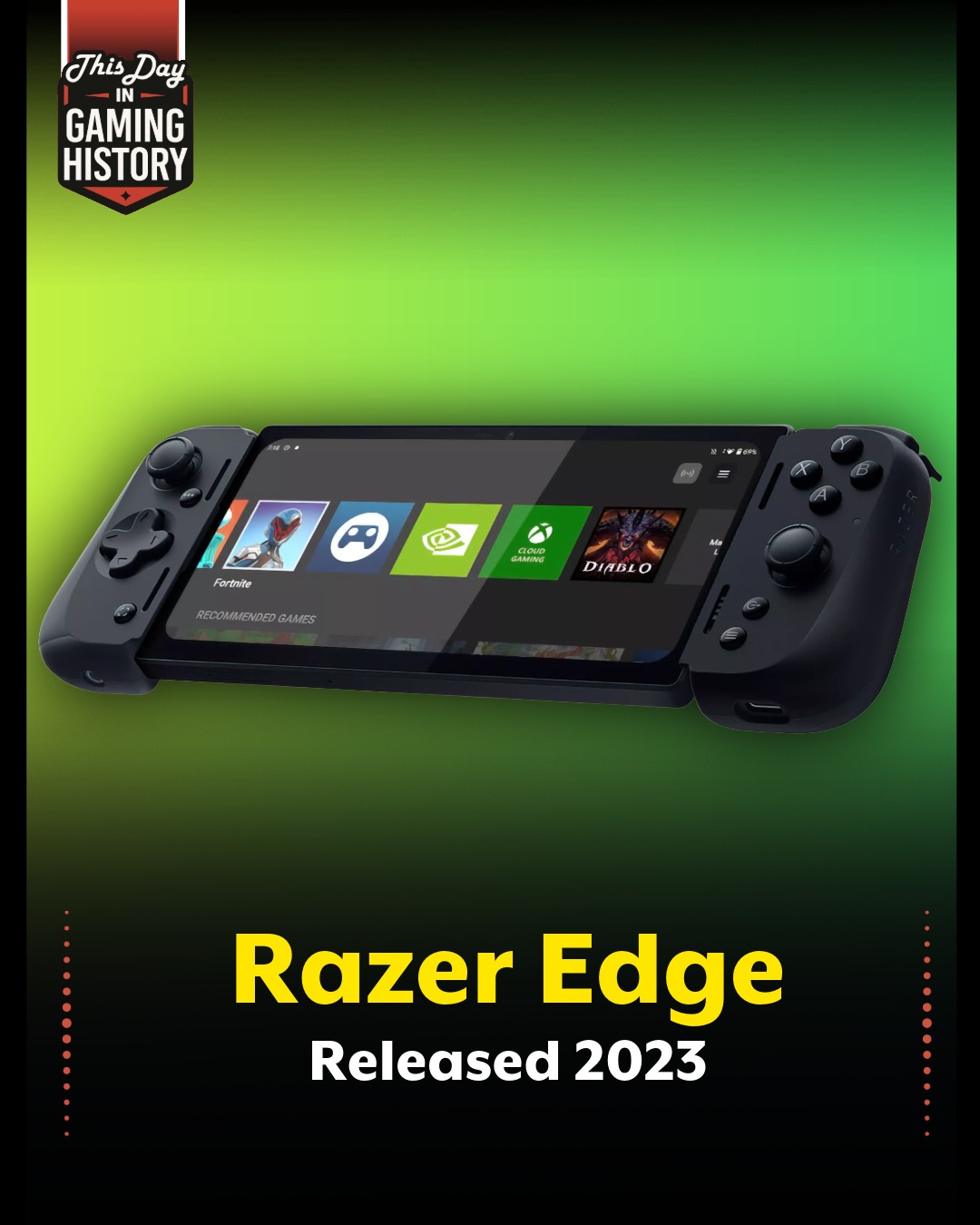Razer Edge handheld gaming device 3rd anniversary