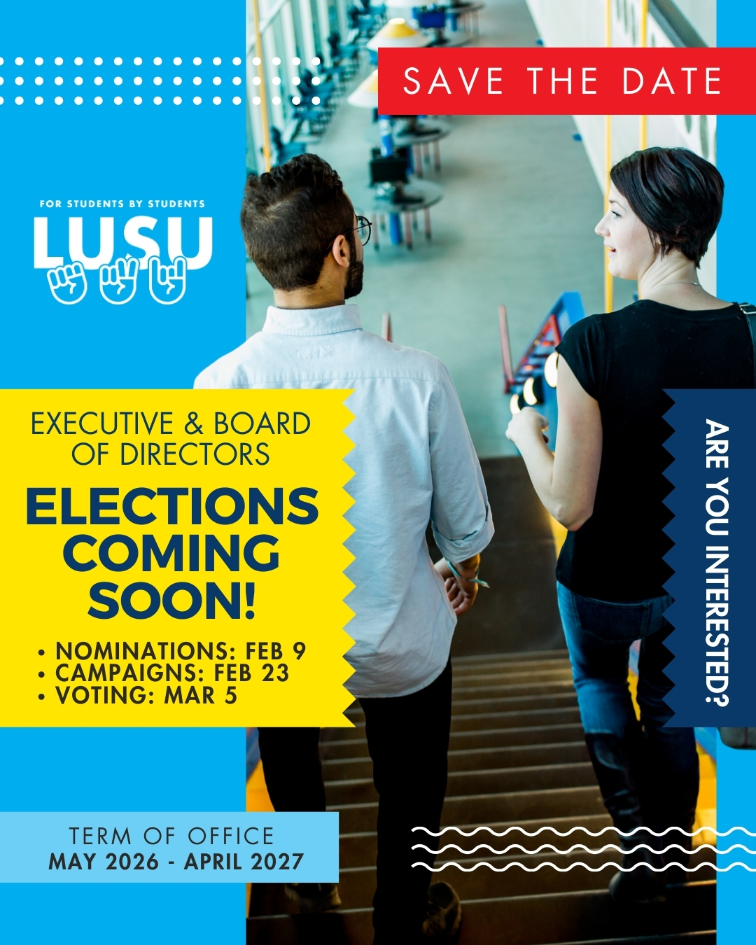 Save the date!... - Lakehead University Student Union (LUSU) | Facebook