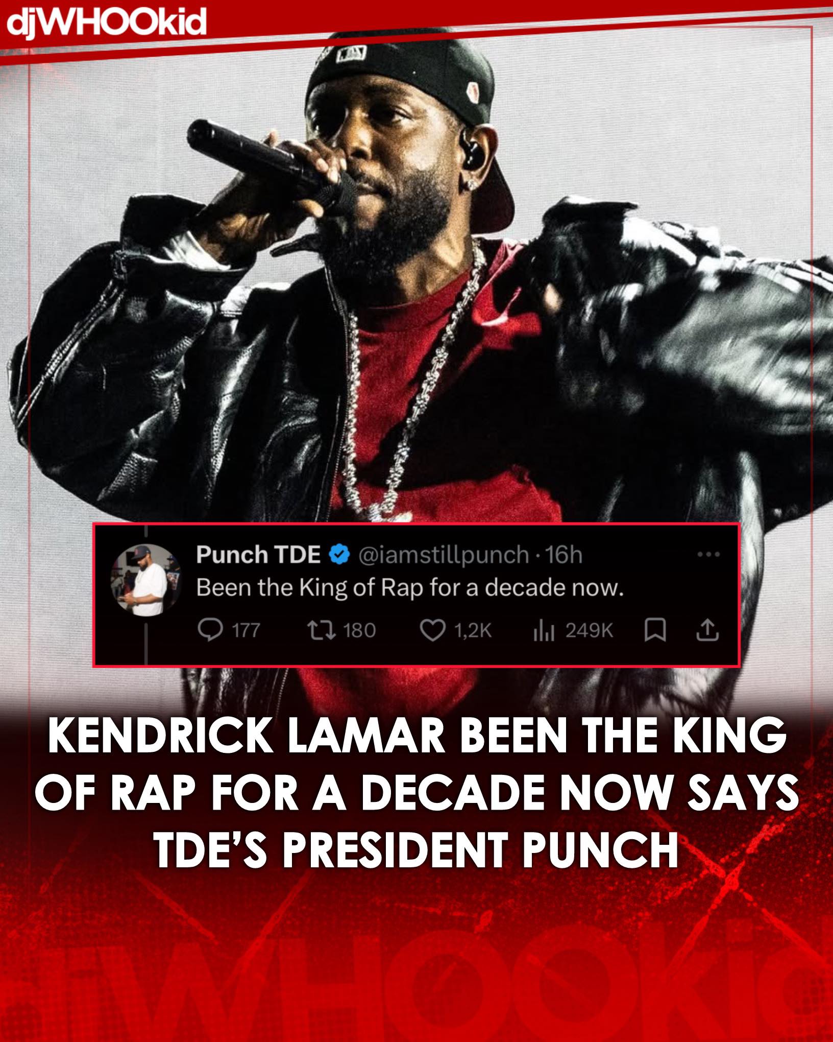 KENDRICK LAMAR IS THE KING OF RAP SINCE HE DROPPED “GOOD KID 