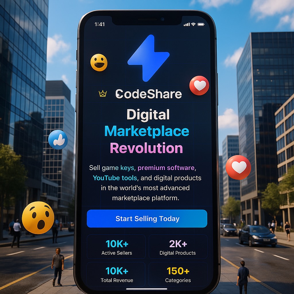 Codeshare - 🚀 CodeShare – Digital Marketplace Revolution The heart of ...