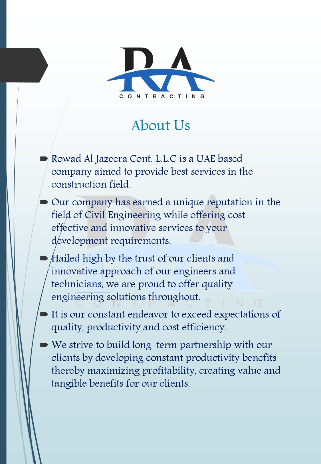 Rowad Al Jazeera Contracting | Dubai