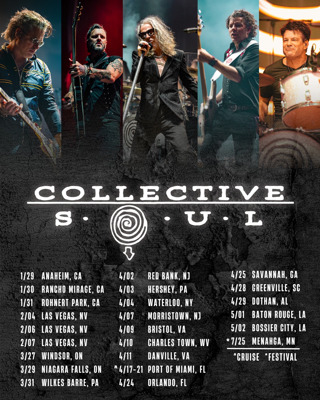 Collective Soul Announces U.S. Headline Tour With New Shows For