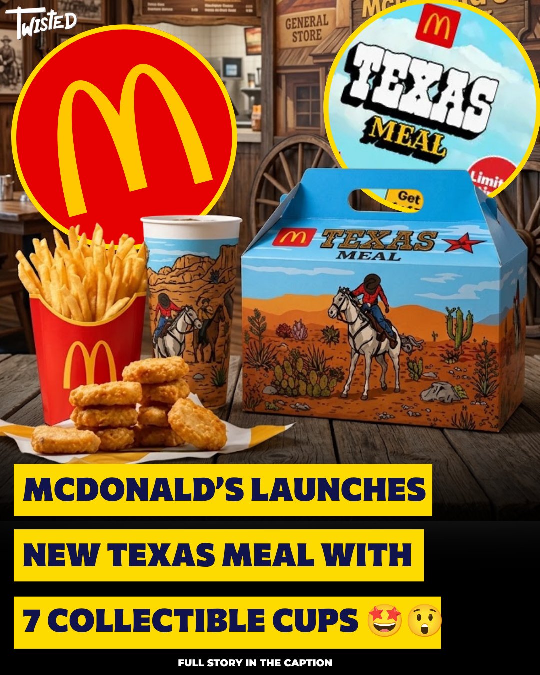 McDonald's has just dropped a Texas-exclusive meal featuring 10