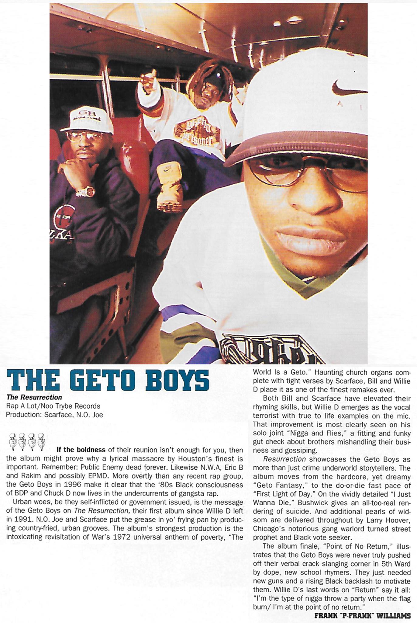 The Source's review and mic rating for Geto Boys - The Resurrection
