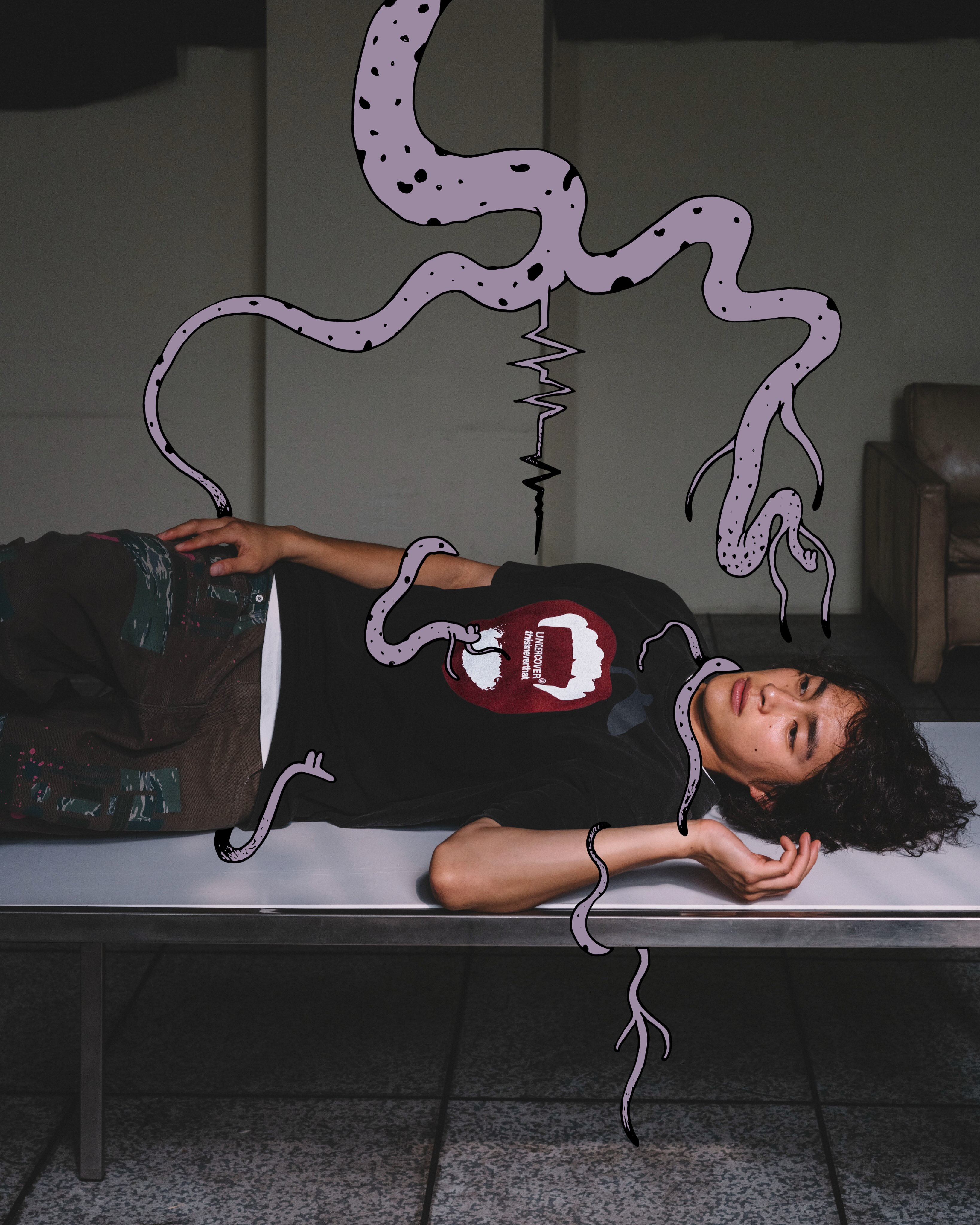 UNDERCOVER has reunited with French artist Anne Valérie Dupond for