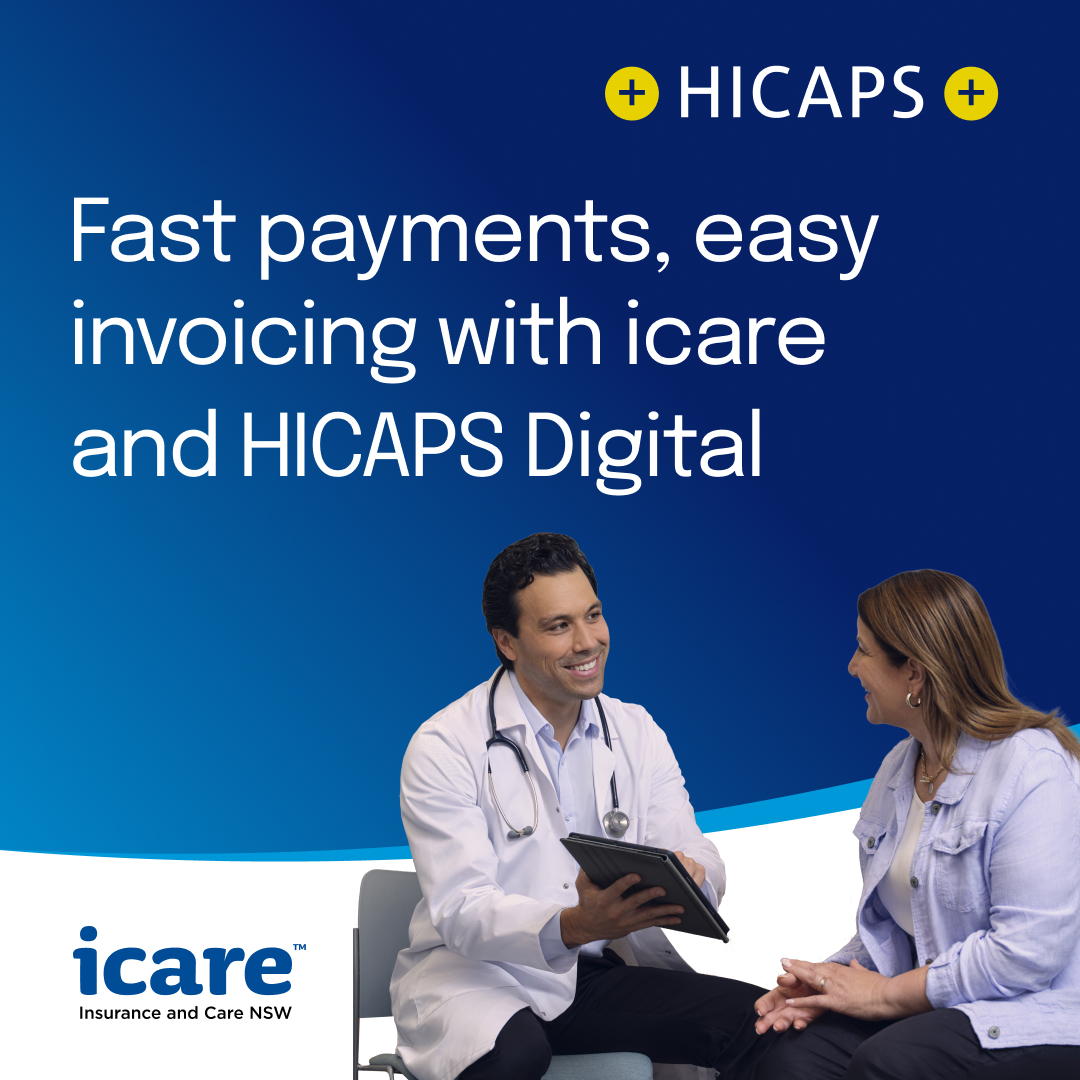 HICAPS - 𝗙𝗮𝘀𝘁 𝗽𝗮𝘆𝗺𝗲𝗻𝘁𝘀 𝗮𝗻𝗱 𝗲𝗮𝘀𝘆 𝗶𝗻𝘃𝗼𝗶𝗰𝗶𝗻𝗴 𝘄𝗶𝘁𝗵 𝗶𝗰𝗮𝗿𝗲 𝗮𝗻𝗱 𝗛𝗜𝗖𝗔𝗣𝗦 𝗗𝗶𝗴𝗶𝘁𝗮𝗹 ...