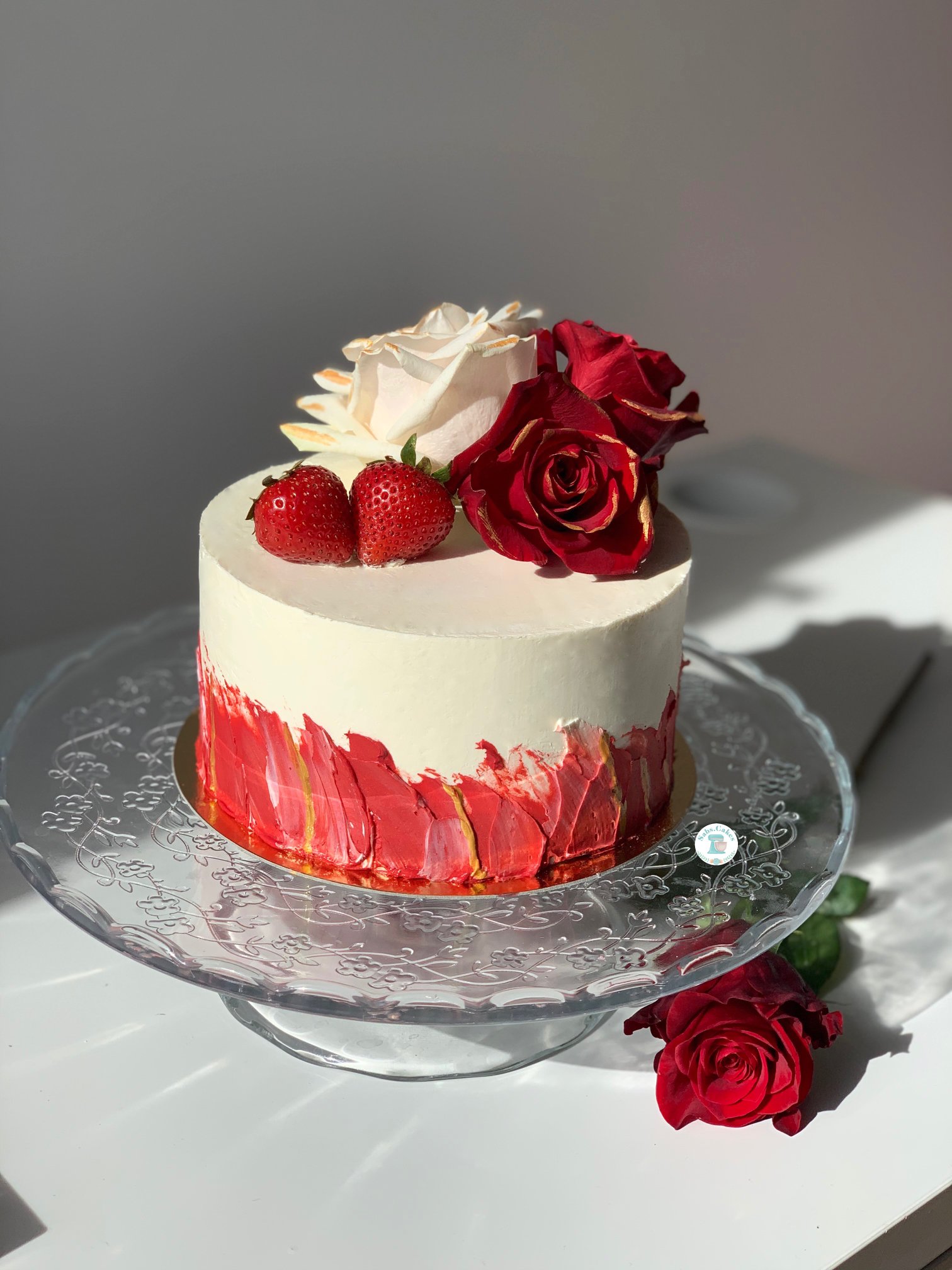 Sabs Cakes Rouge Passion Les Fleurs Sont A Facebook