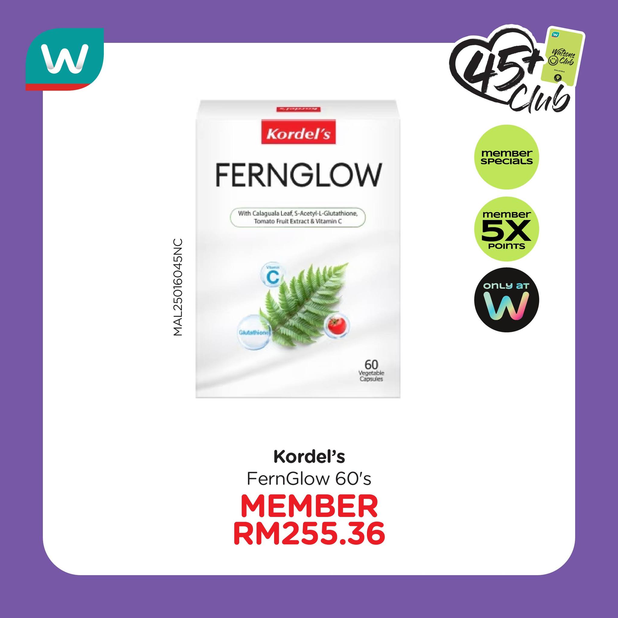 glutathione online malaysia Hey Watsons 45+ Club Members! 🎉 Enjoy an extra 5% OFF* on selected Vitamins & Supplements, because your health deserves a little extra love! 💪🏻 Grab yours now at #WatsonsMalaysia STORES & Setria® L Glutathion réduit كريم للعناية بجمال البشرة Sizes:370ml (Full Size)