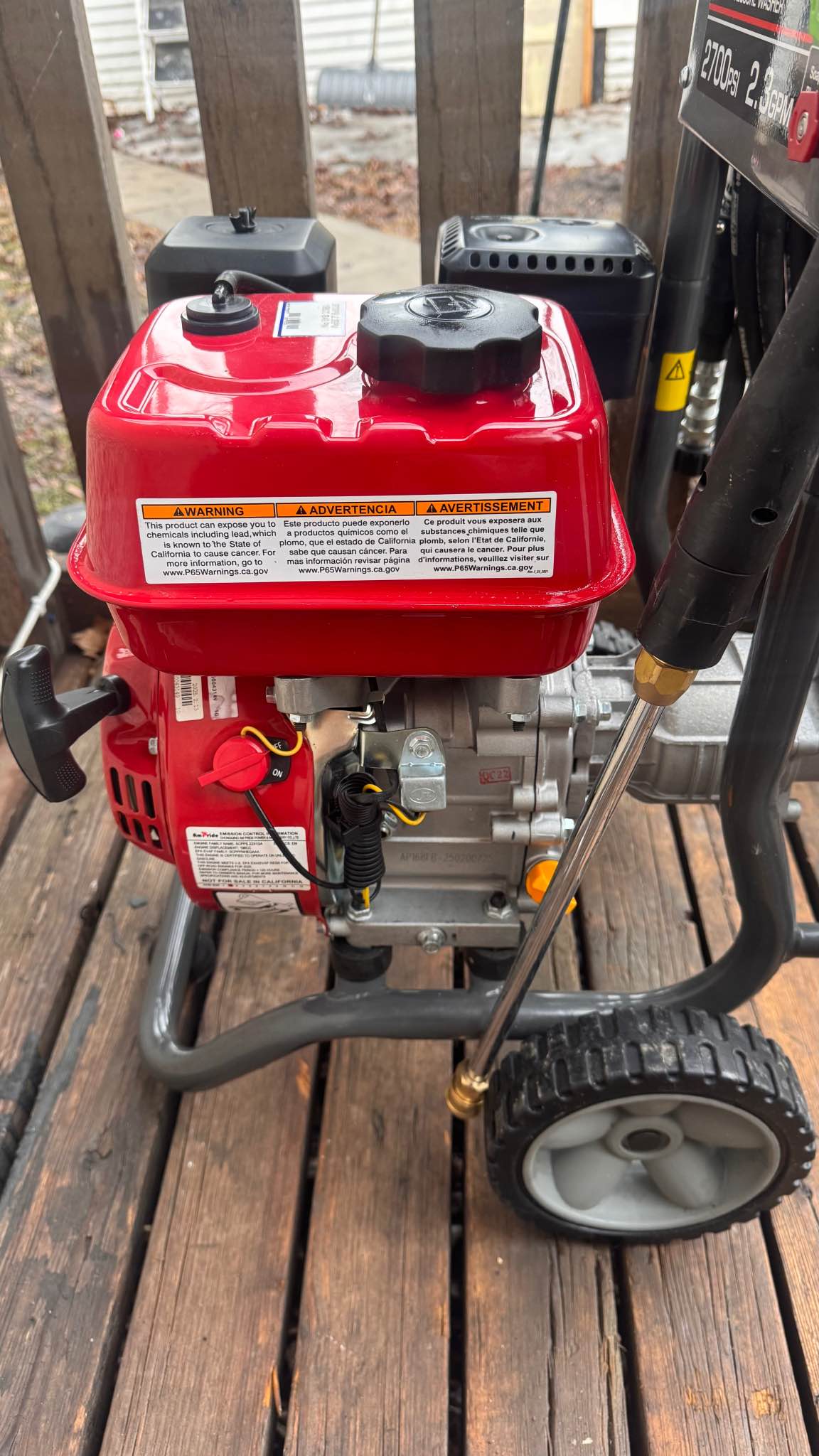2,700 PSI Gas Pressure Washer -Brand new - Pressure Washers - Winnipeg ...