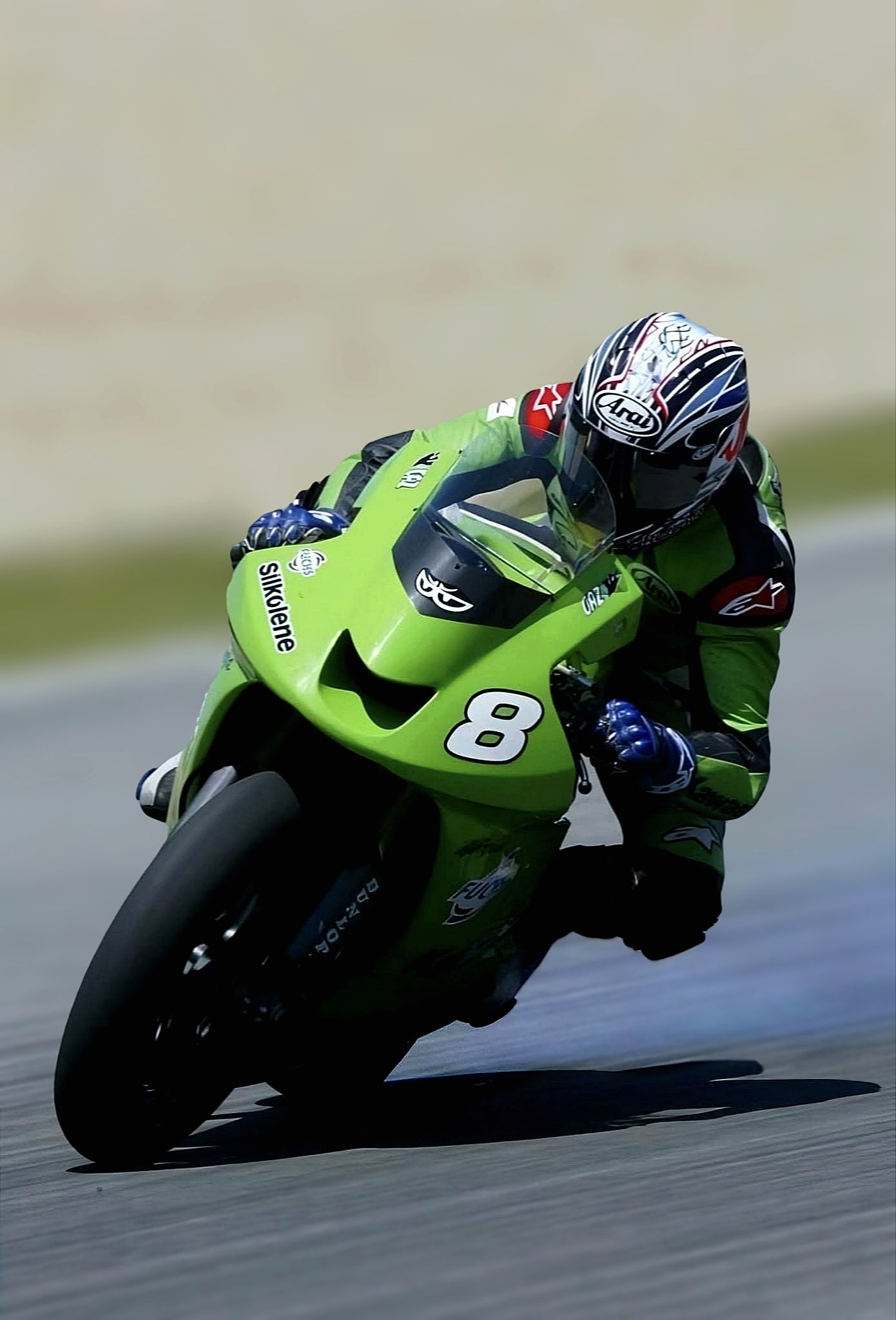 Garry McCoy on Kawasaki Ninja ZX-RR MotoGP 2003