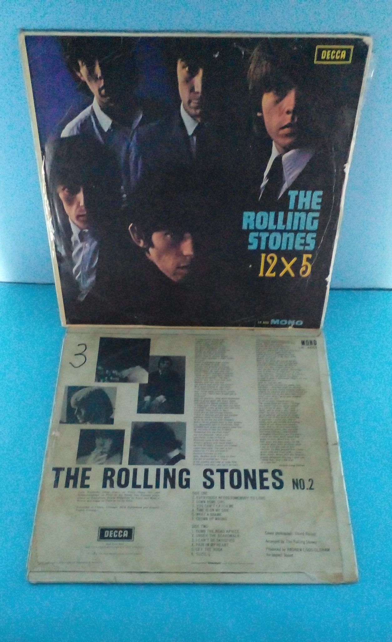 The Rolling Stones 12X5 and No 2 albums from 1964