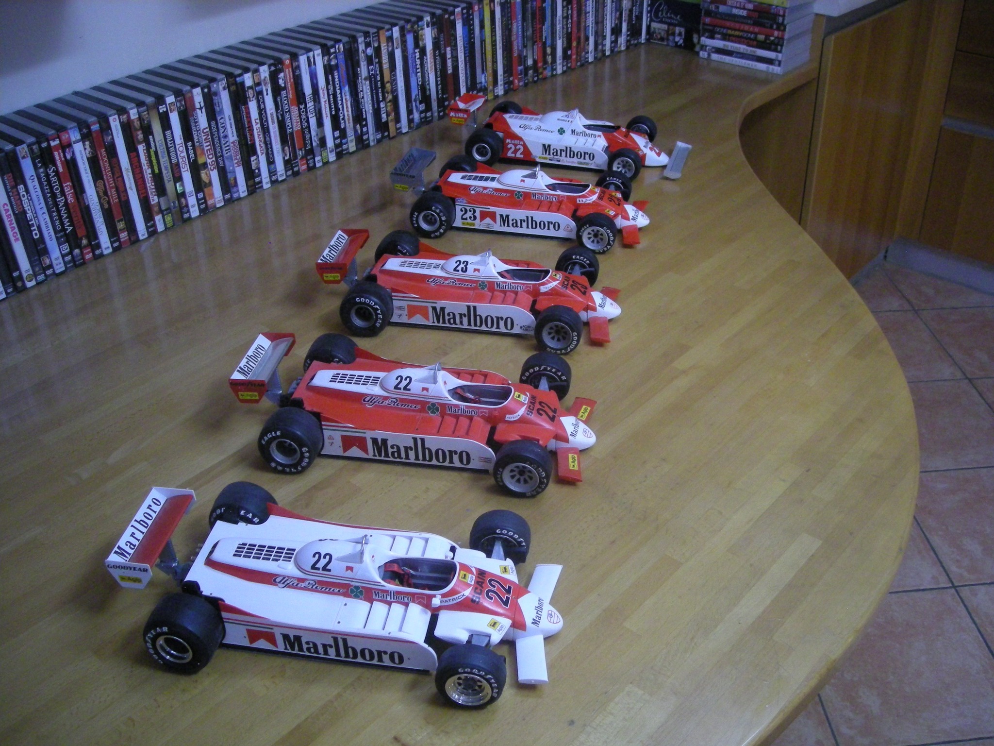 Building 1:12 Alfa Romeo 179 model kit
