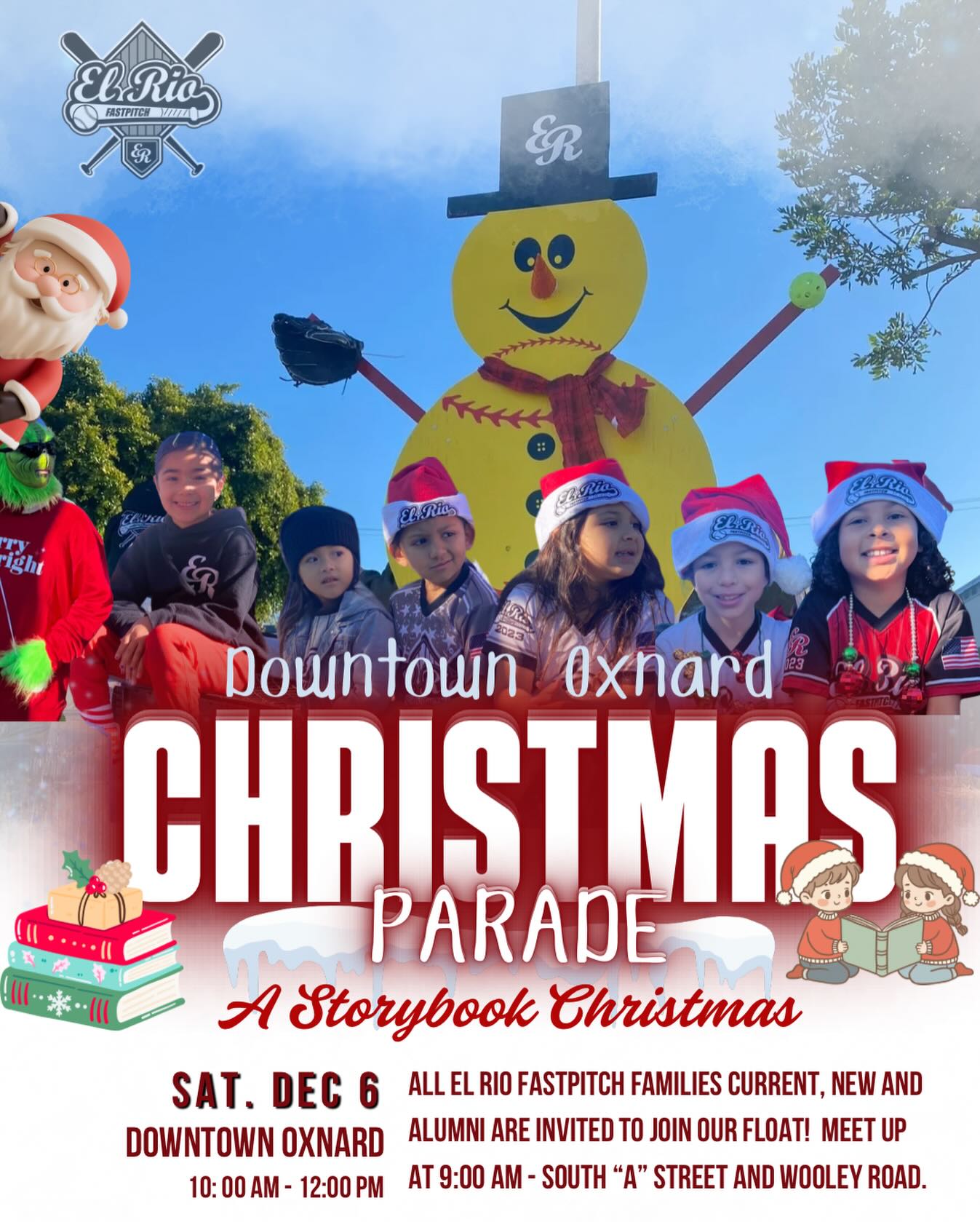 El - 🎄📚 Join El Rio Fastpitch in the Oxnard Christmas Parade! 🥎 We’re ...