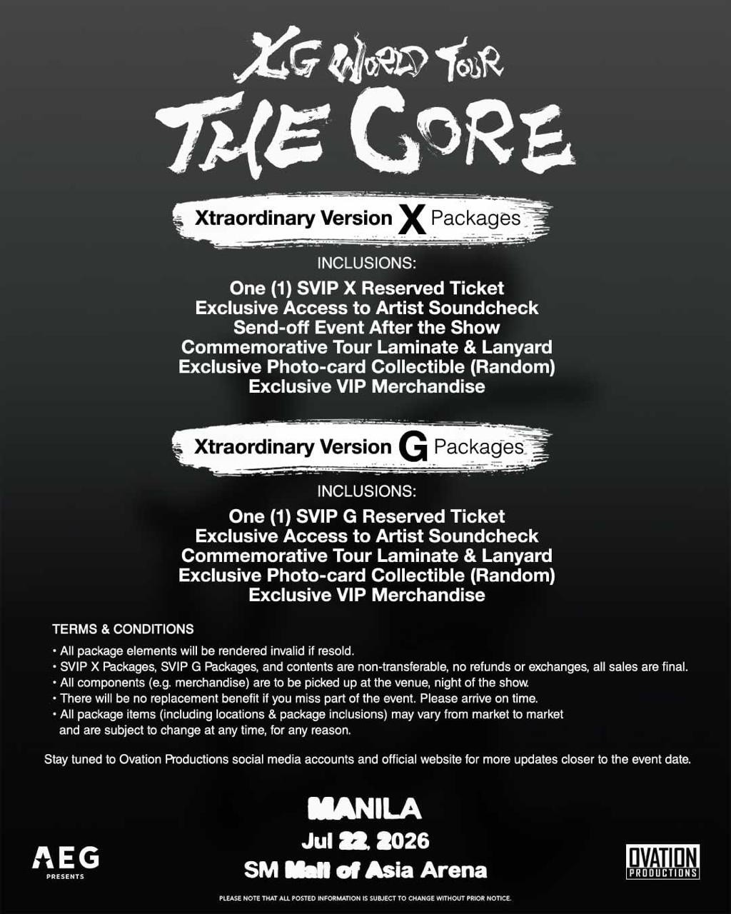 ALPHAZ, the wait is over! Check out the official seat plan and