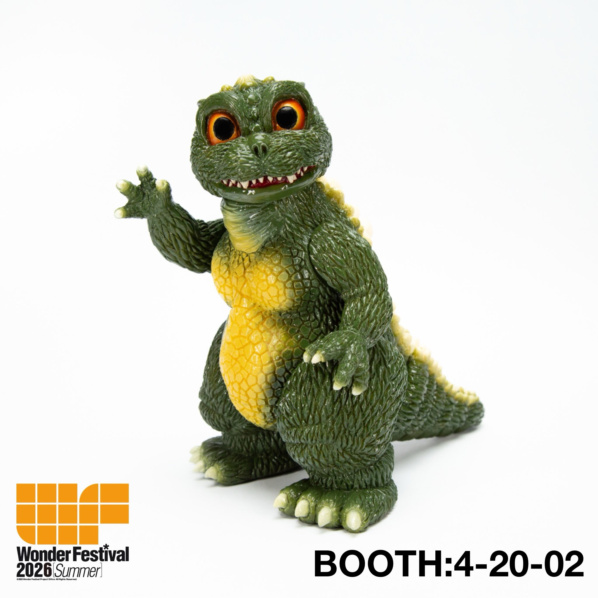 Wonder festival 2026夏 リトルゴジラ 版権許諾 Booth:4-20-02
