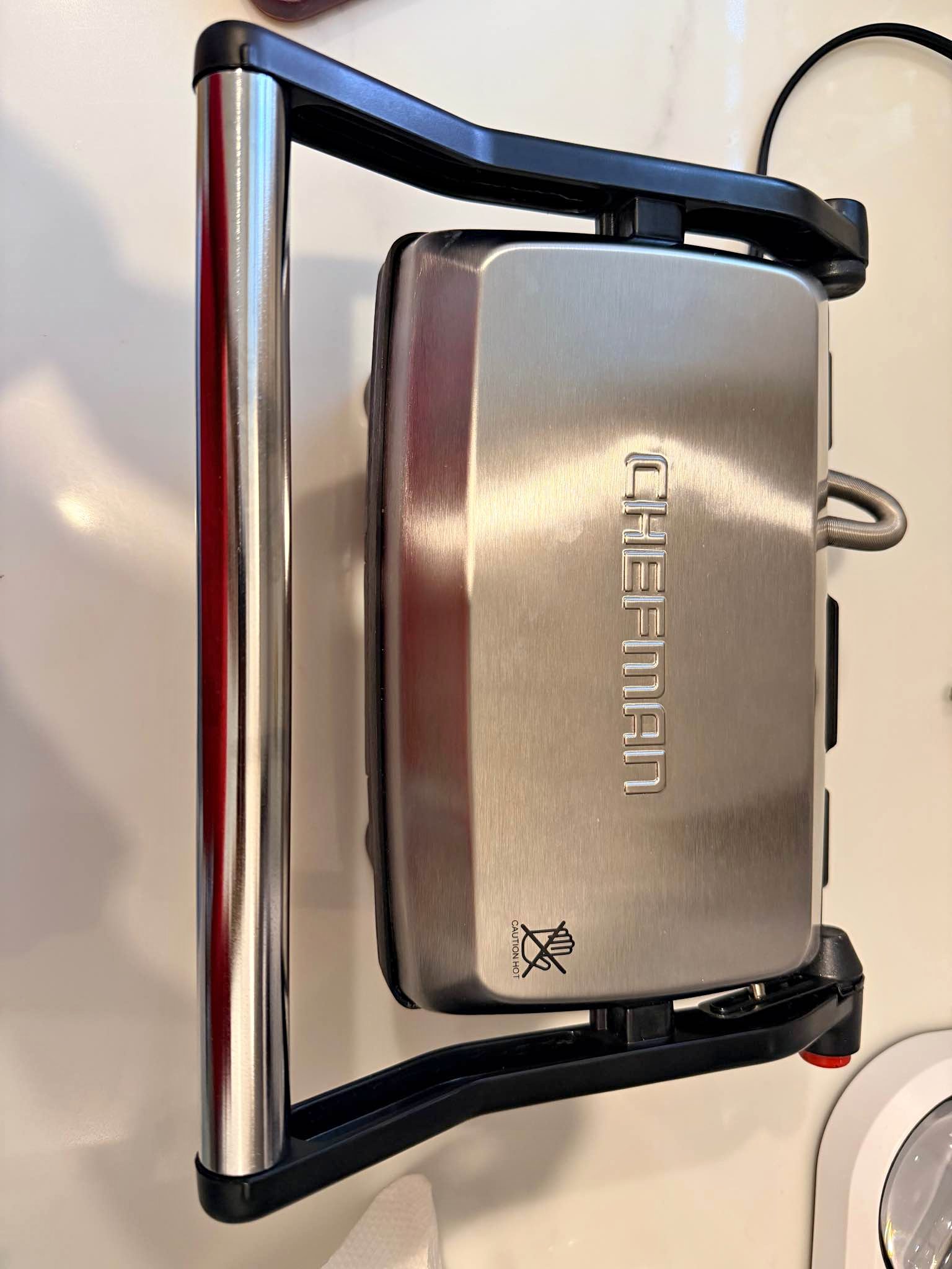 Chefman 3-in-1 panini press and grill. 2 slice non stick - Cases ...