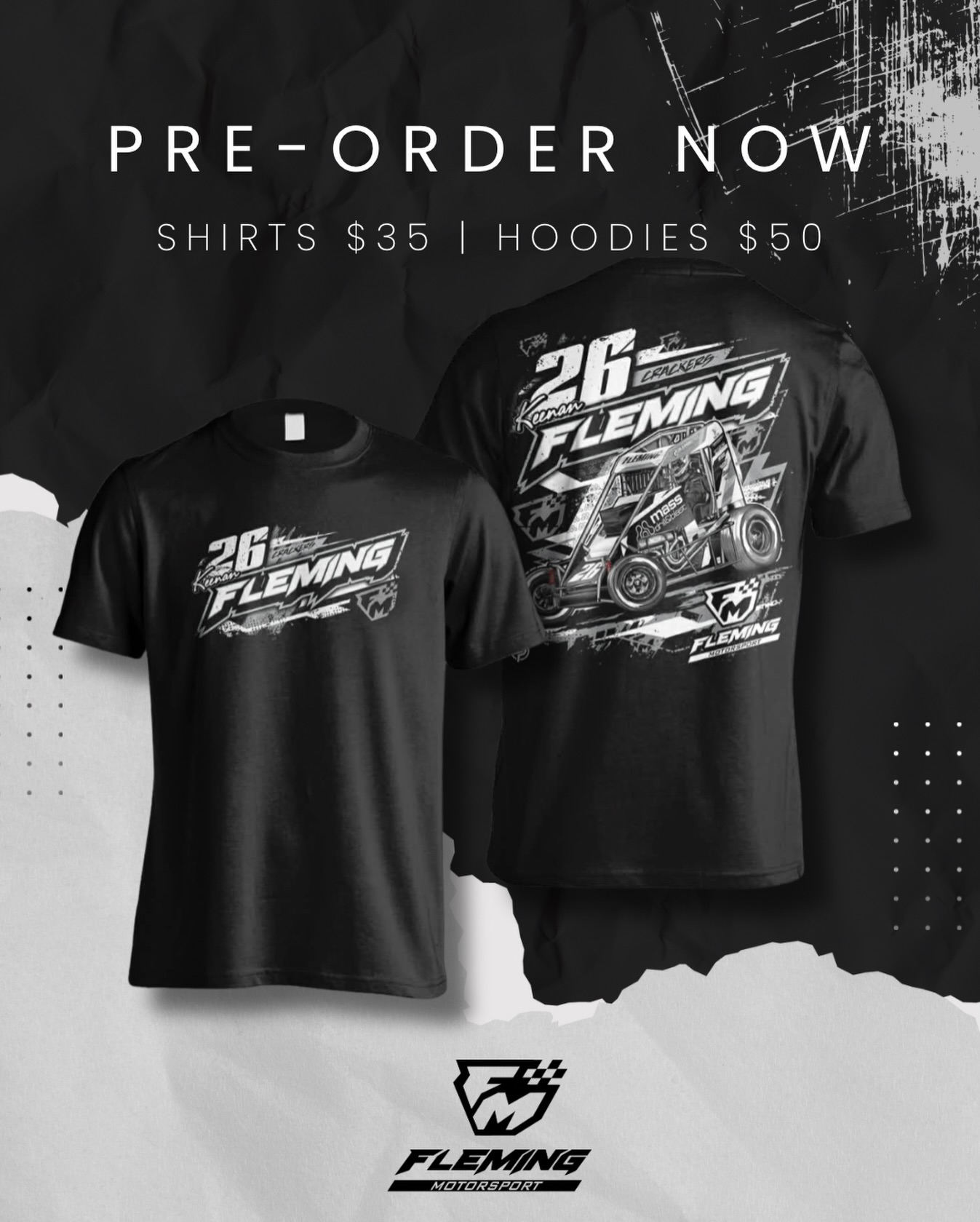 Fleming - 🔥 PRE-ORDERS NOW OPEN | FLEMING MOTORSPORT MERCH 🔥 Rep the ...