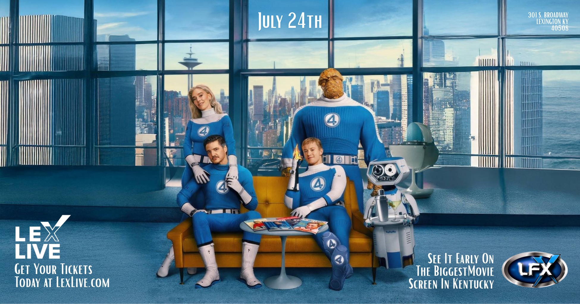 LexLive - The Fantastic 4: First Steps On July 24th,... | Facebook