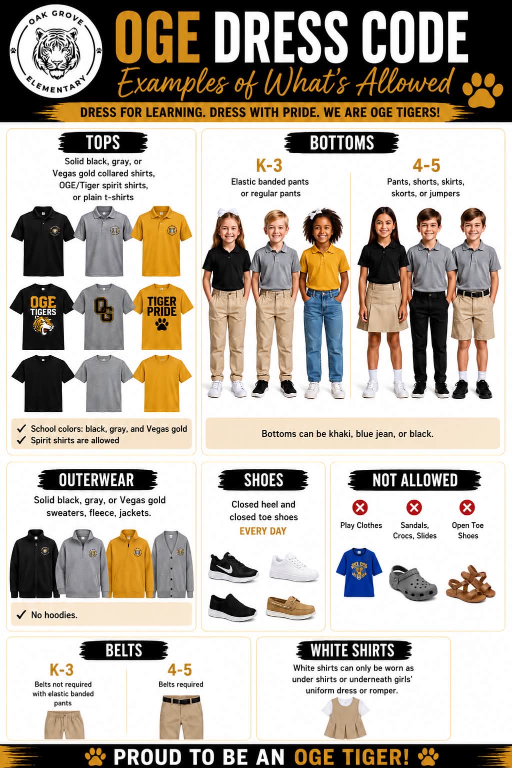blue coyote fort myers dress code Oak Grove Elementary for kindergarten-5th grade Size:40Waist