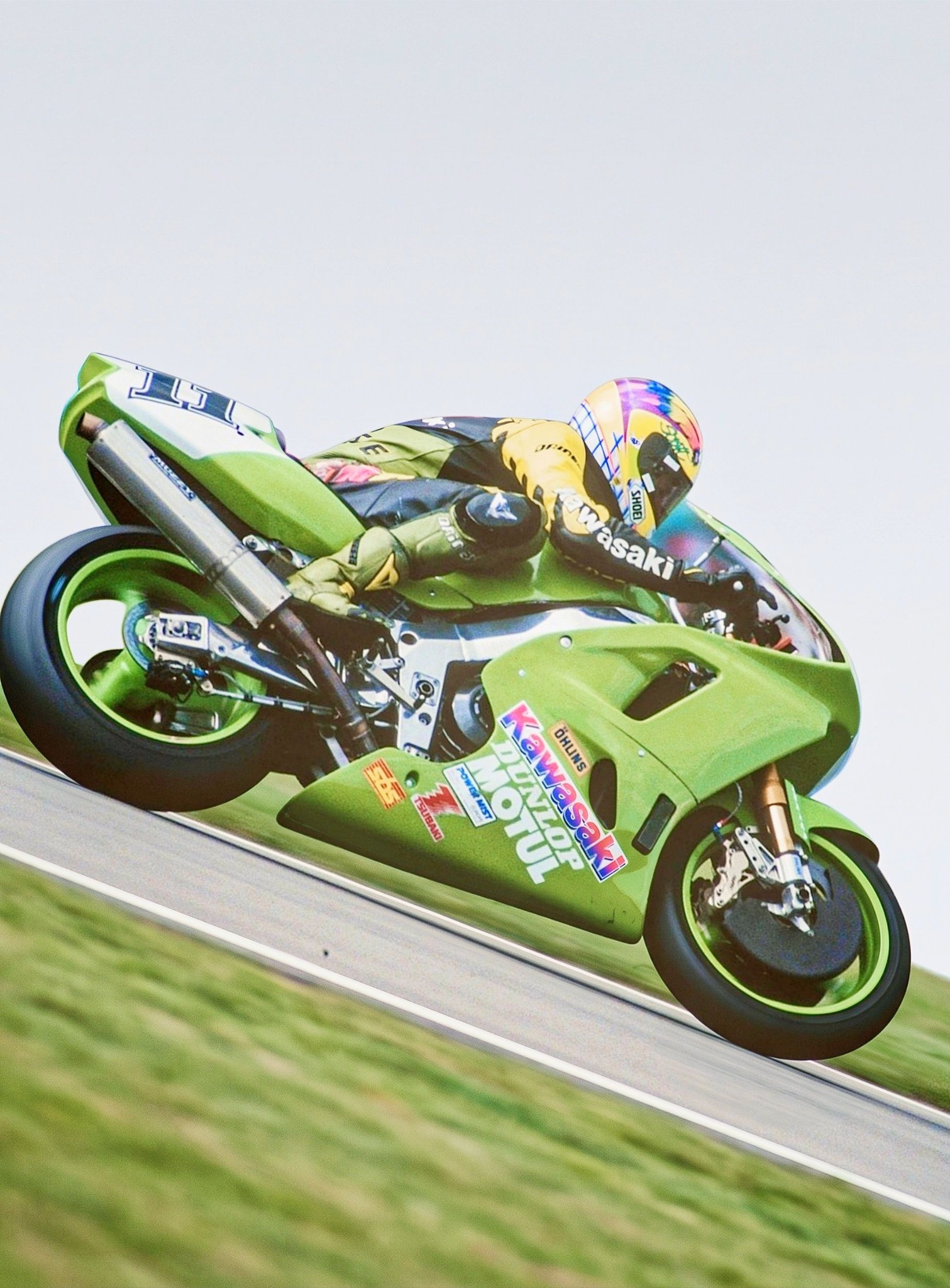 Scott Russell Kawasaki ZX7R 1993 WSBK champion