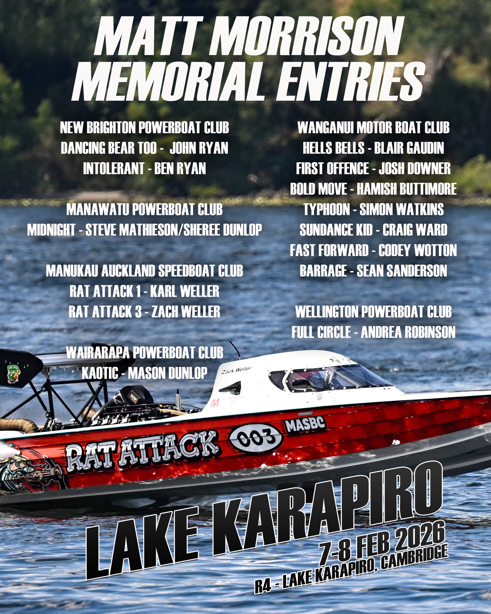 Hydro Thunder - The Matt Morrison Memorial returns to Lake... | Facebook