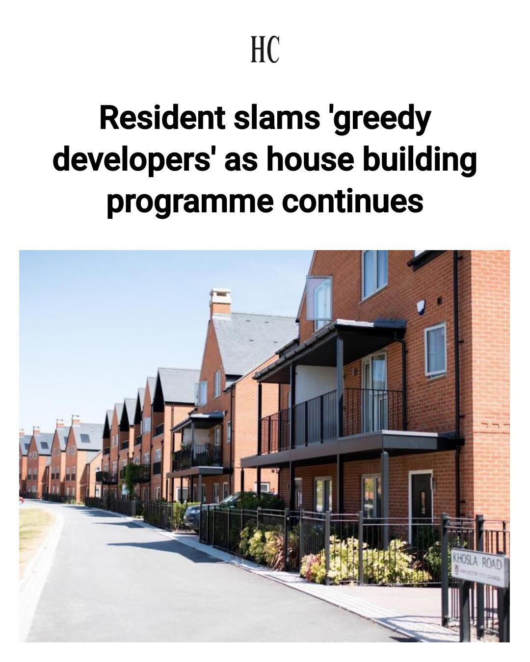 Hampshire - 'Every available spare piece of land is being built on by ...